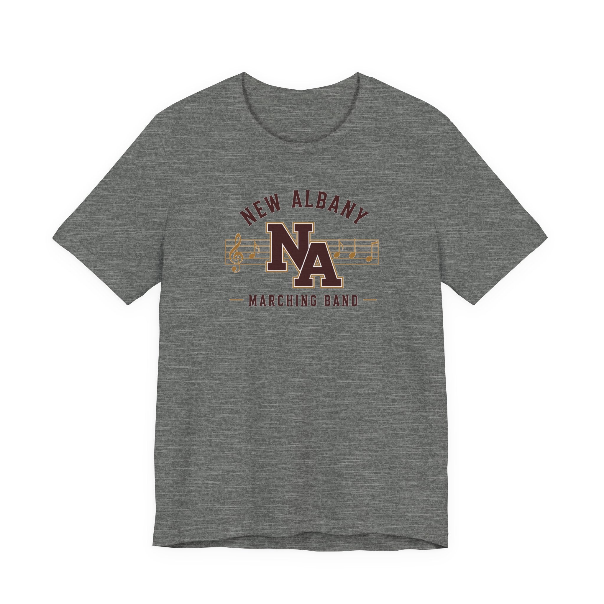 Adult Unisex New Albany Marching Melodies Graphic Short Sleeve Bella + Canvas Soft Tee