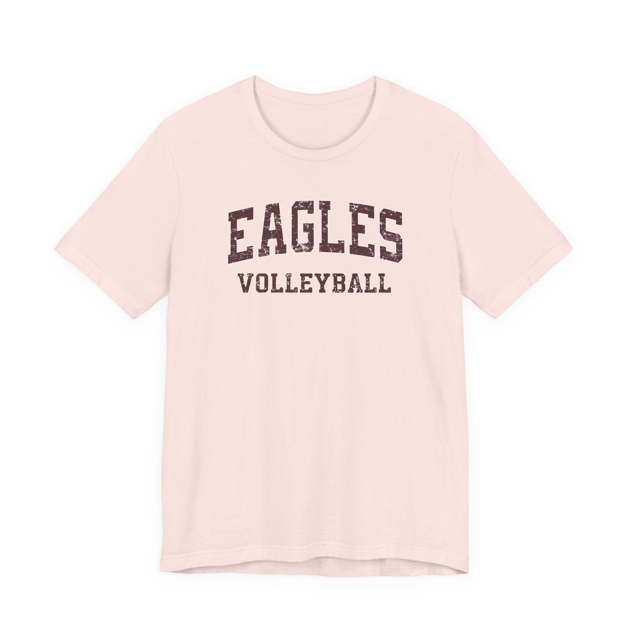 New Albany Eagles Volleyball Vintage Distressed Graphic Short Sleeve Soft Tee