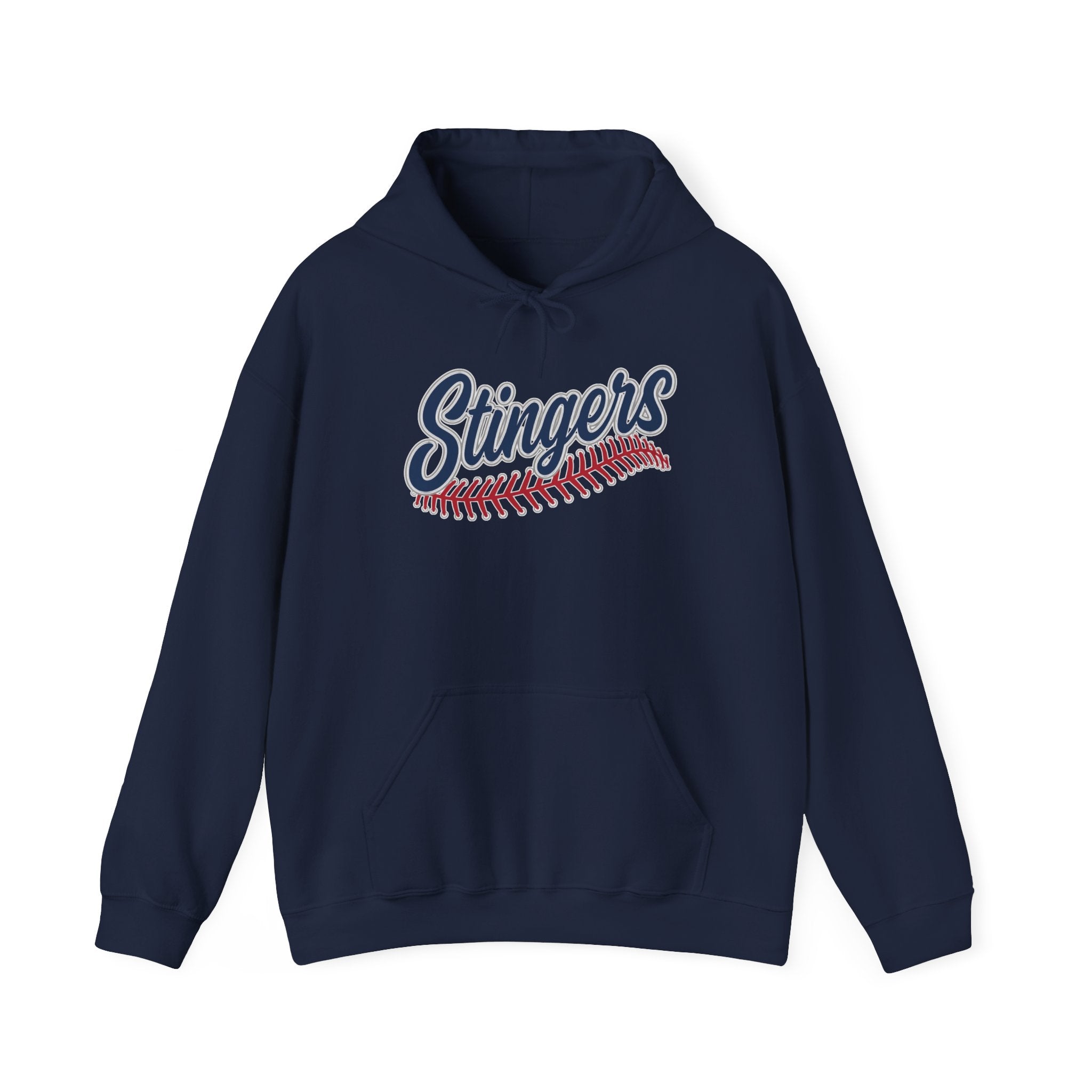 Adult Unisex Stingers Softball Stitches Graphic Hoodie