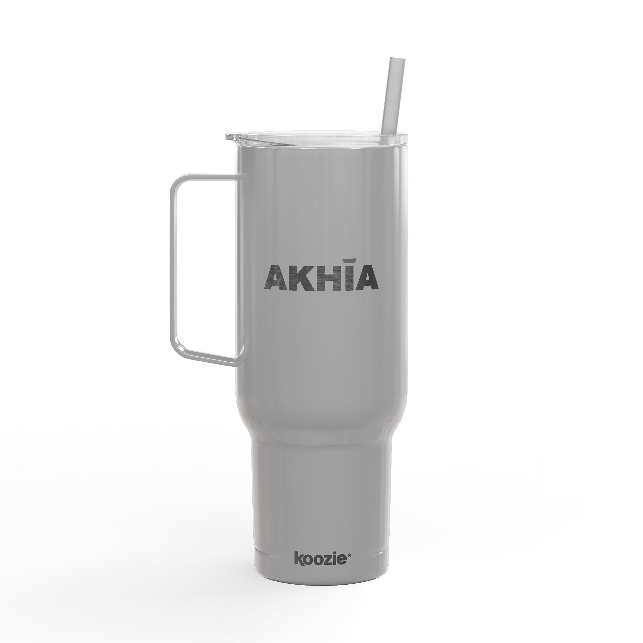 Ahkia Logo Engraved 40oz Insulated Tumbler with Lid