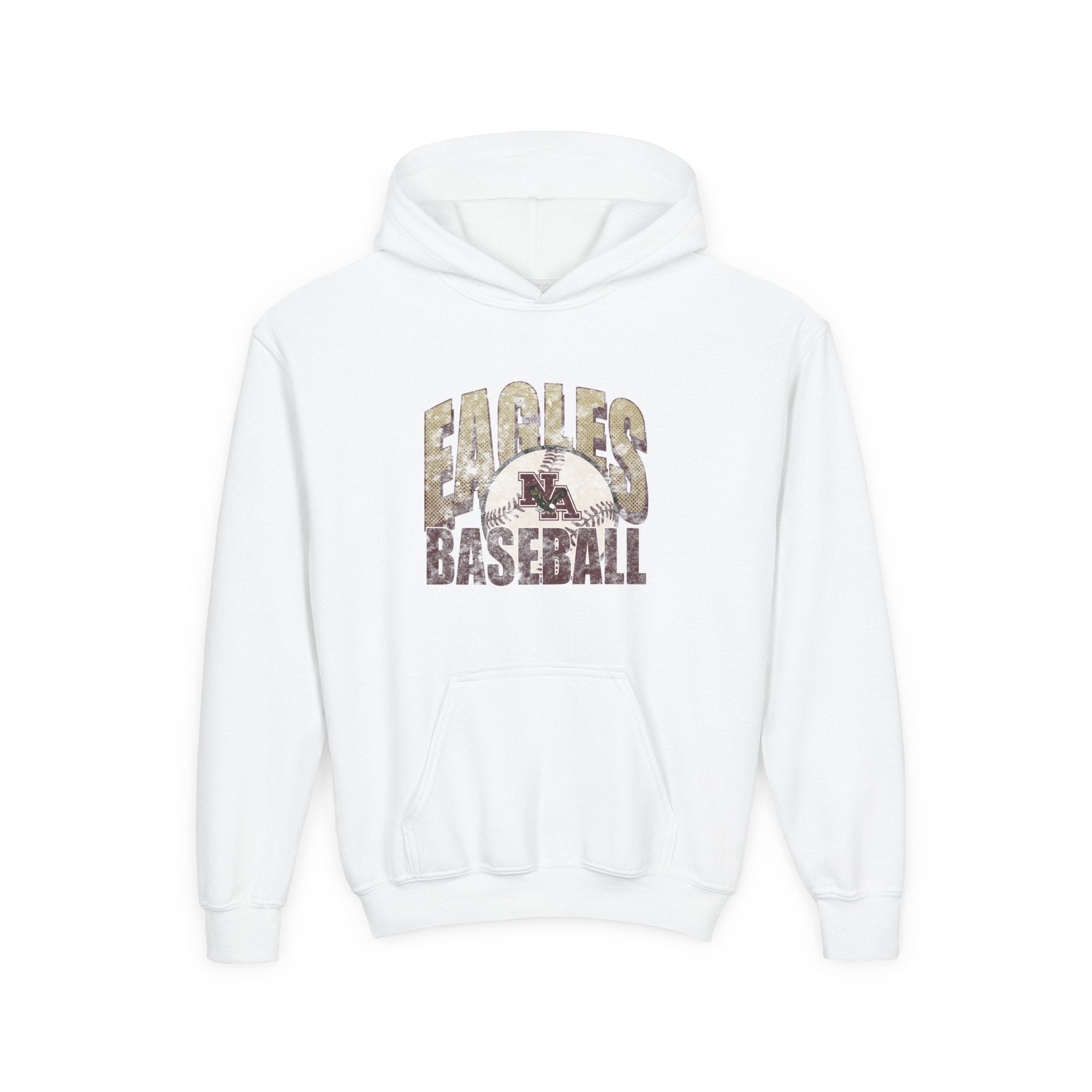 Youth New Albany Eagles Distressed Dugout Graphic Hoodie