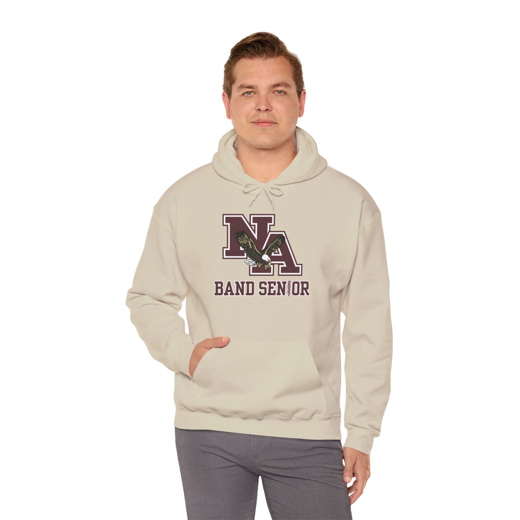 Adult Unisex New Albany Band 2027 Senior Graphic Hoodie