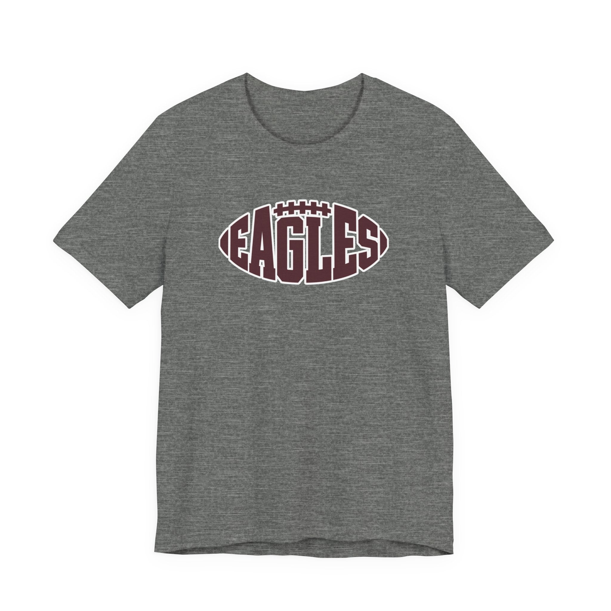 Adult Unisex New Albany Football Eagle Ball Graphic Short Sleeve Soft Tee