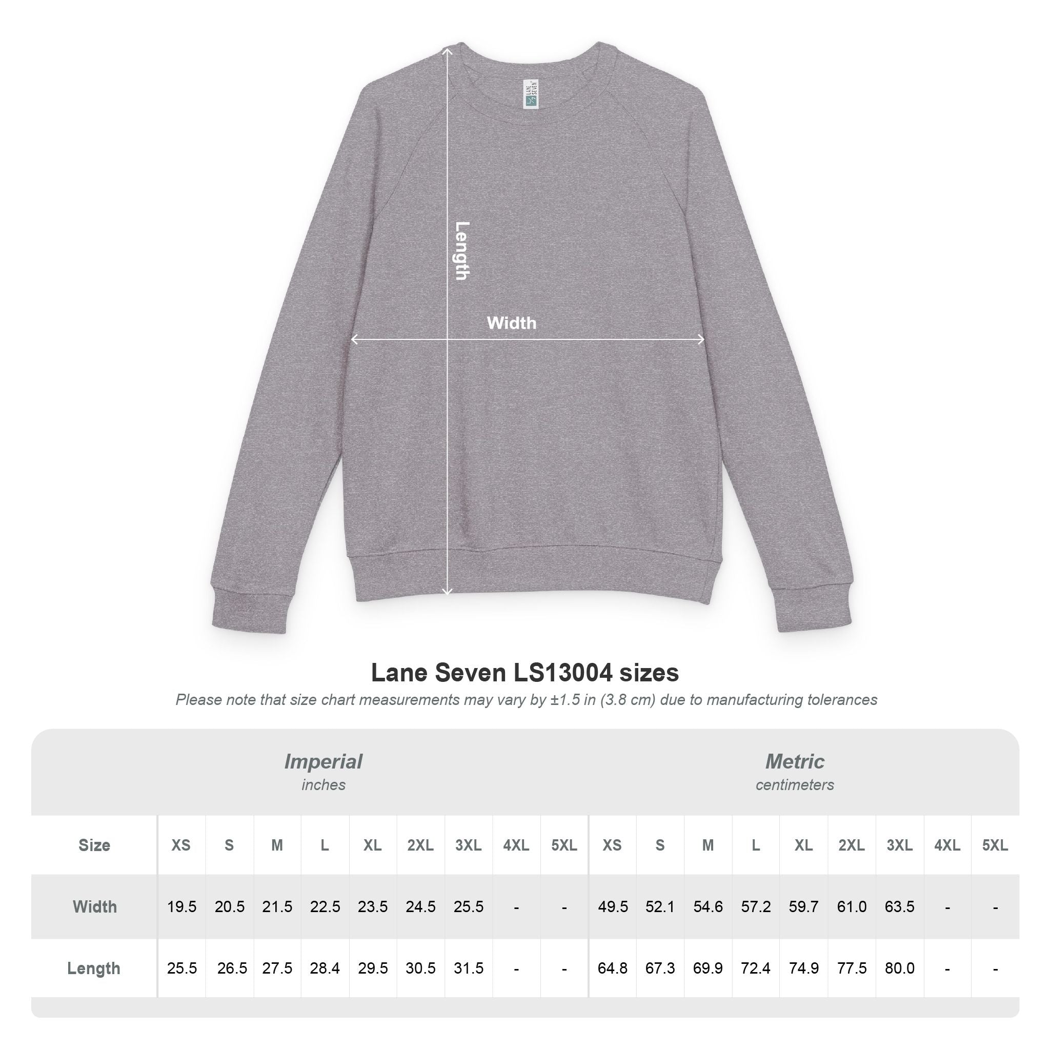 Adult Unisex Westerville Central Warhawks Spirit Script Graphic French Terry Raglan Crewneck