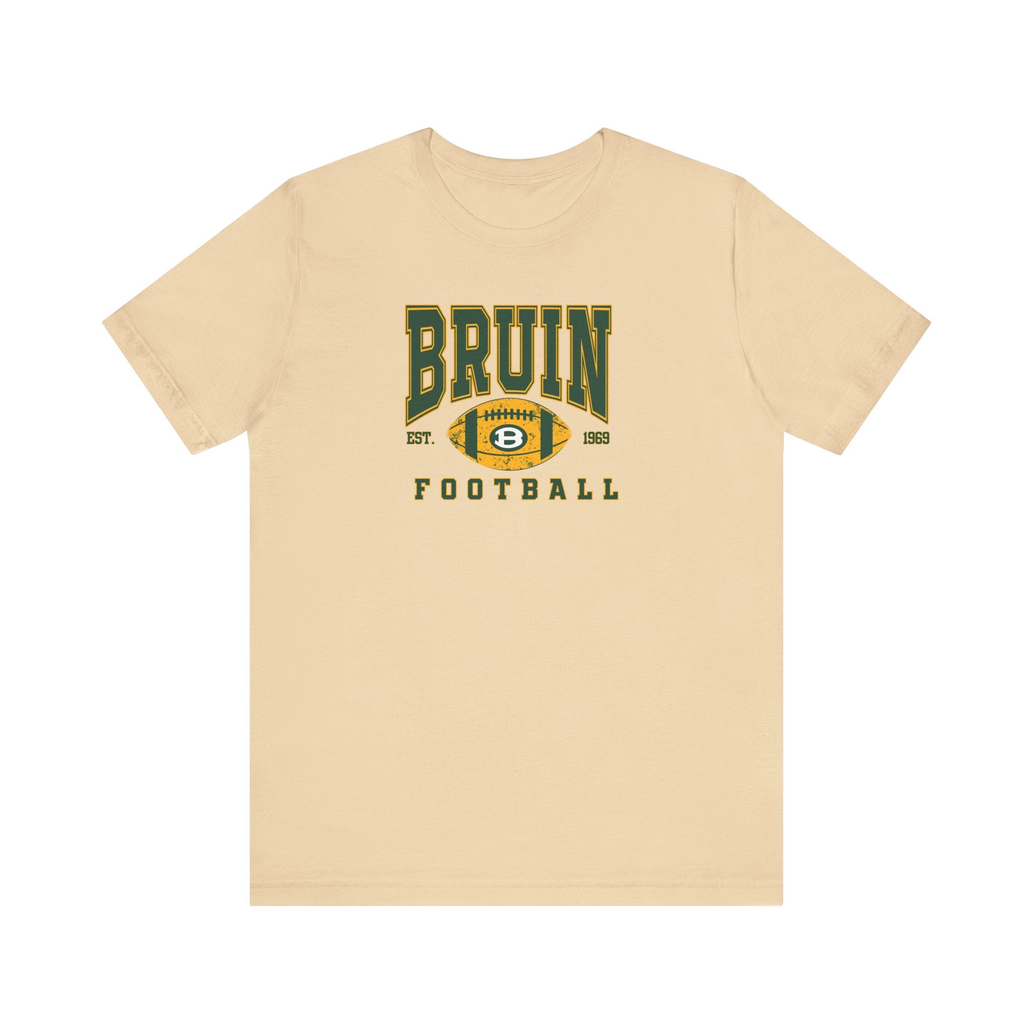 Adult Unisex Bruin Football Heritage Graphic Short Sleeve Soft Tee