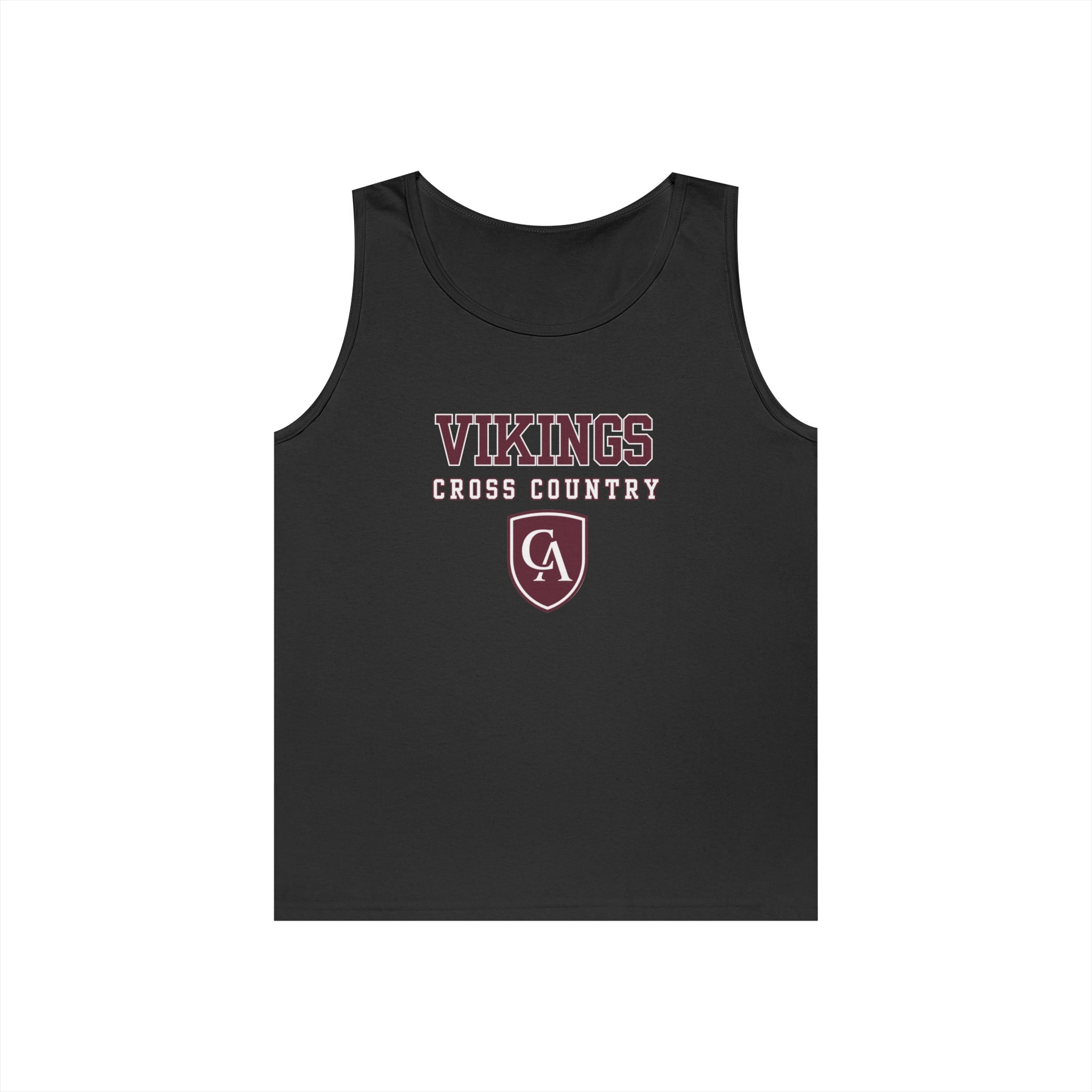 Adult Unisex Columbus Academy Vikings Cross Country Graphic Gildan Heavy Blend Cotton Tank