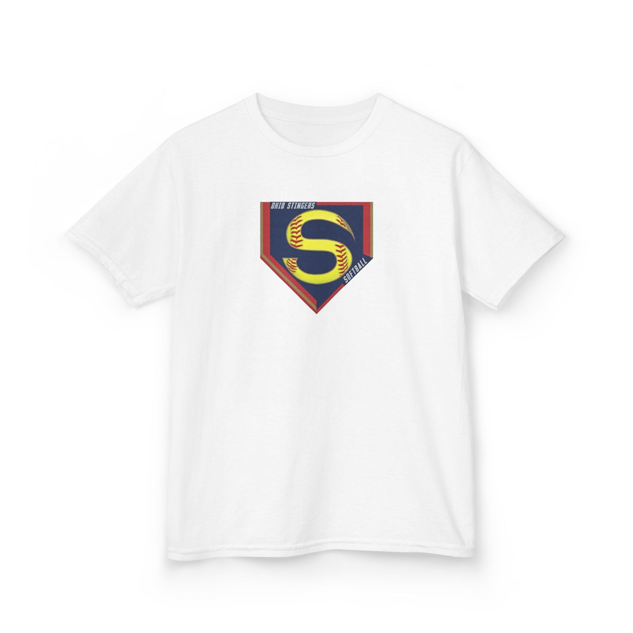 Youth Stingers Softball Logo Graphic Short Sleeve Gildan Heavy Tee