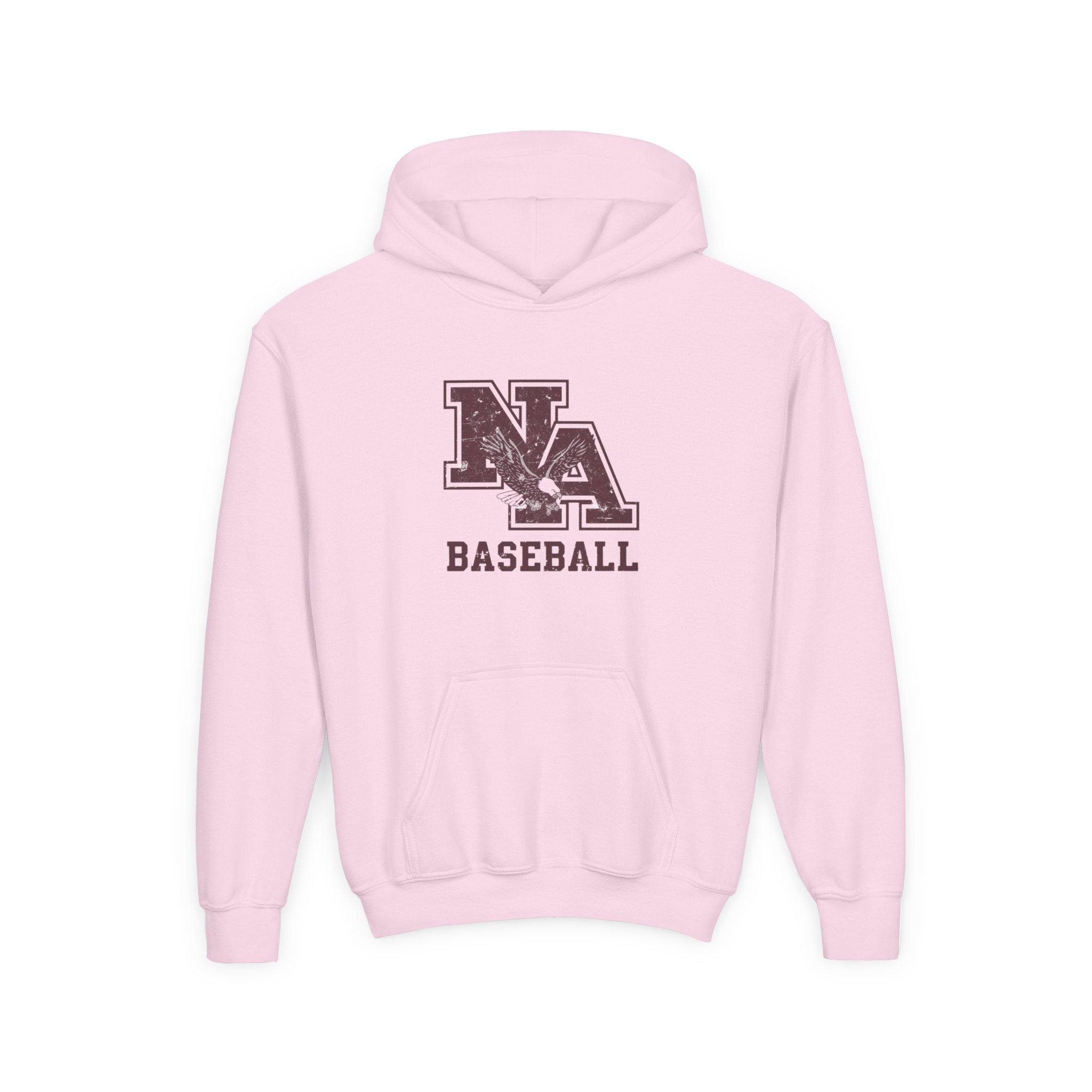Youth New Albany Baseball Vintage Vibe Logo Graphic Hoodie