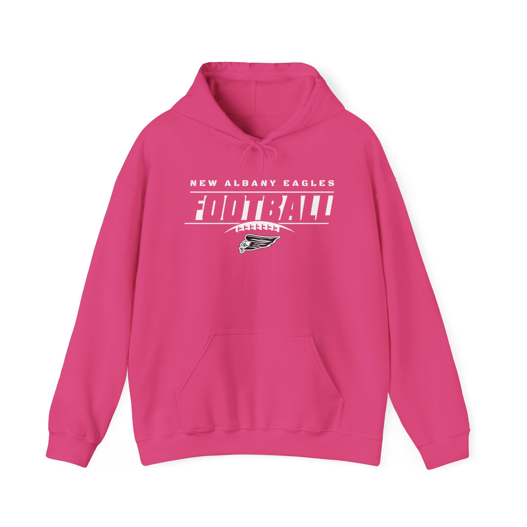 Adult Unisex New Albany Eagles Goal Line Graphic Hoodie