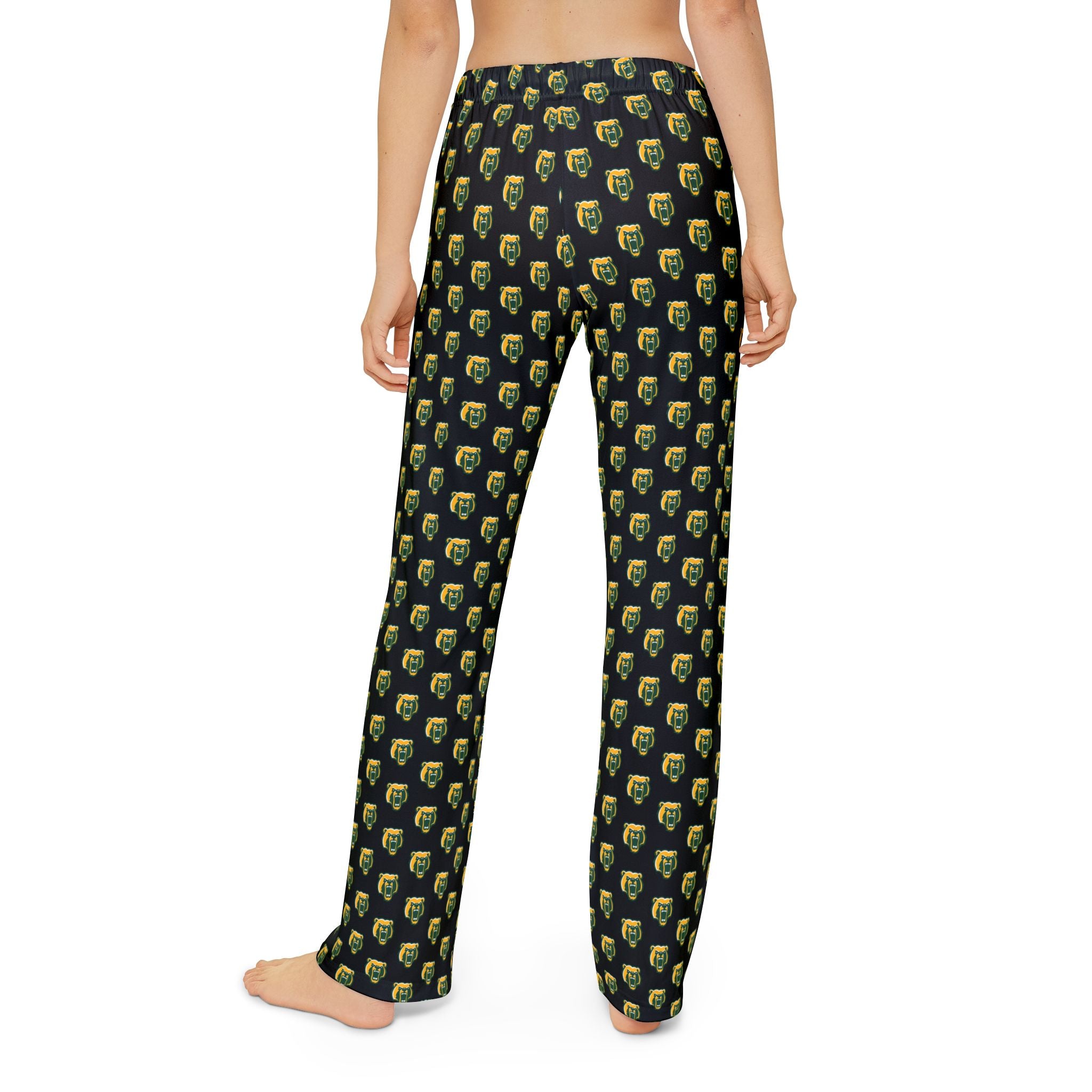 Youth Black Pajama Pants with Allover Brooke Bruin Print