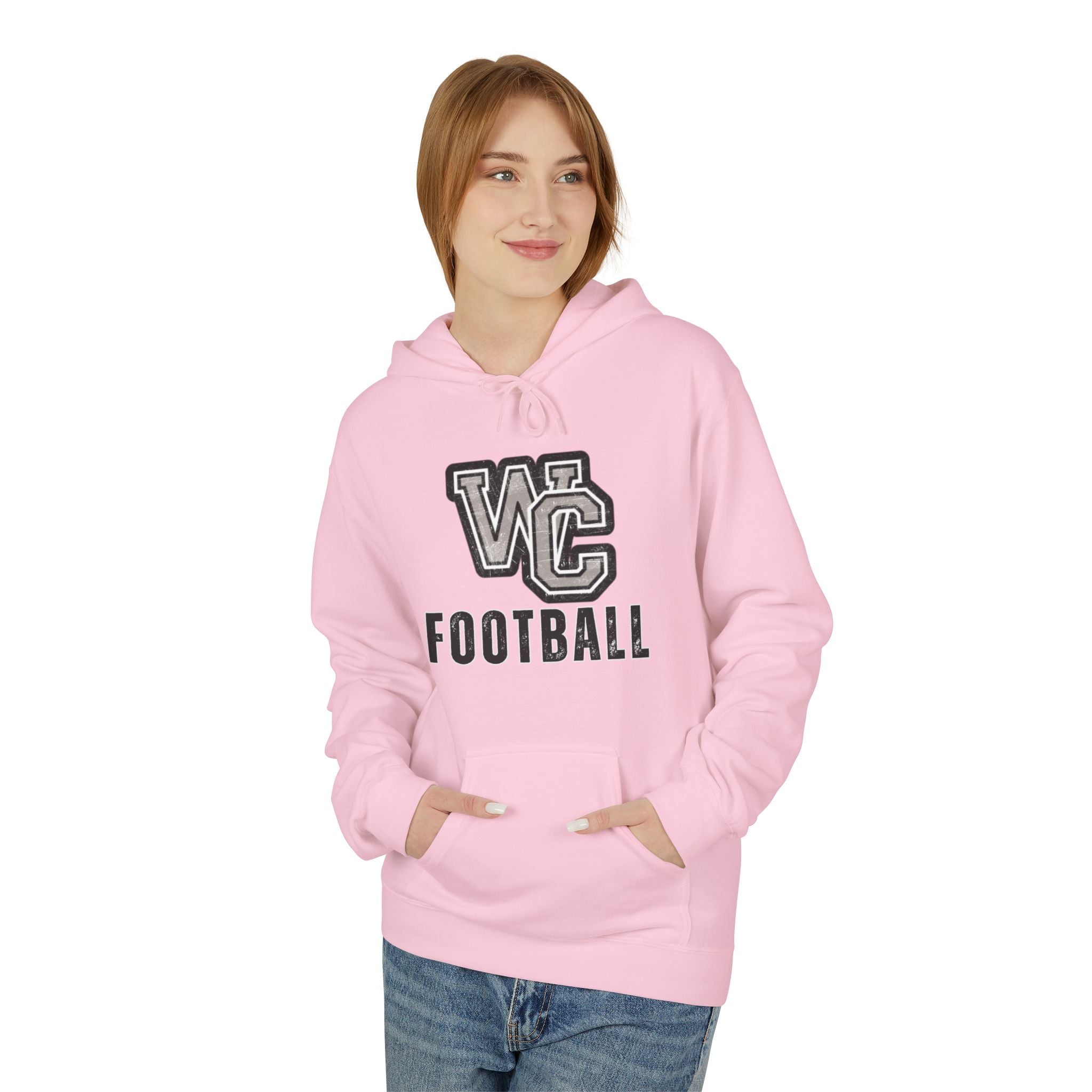 Adult Unisex Vintage Distressed Westerville Central Football Graphic Soft Style Hoodie
