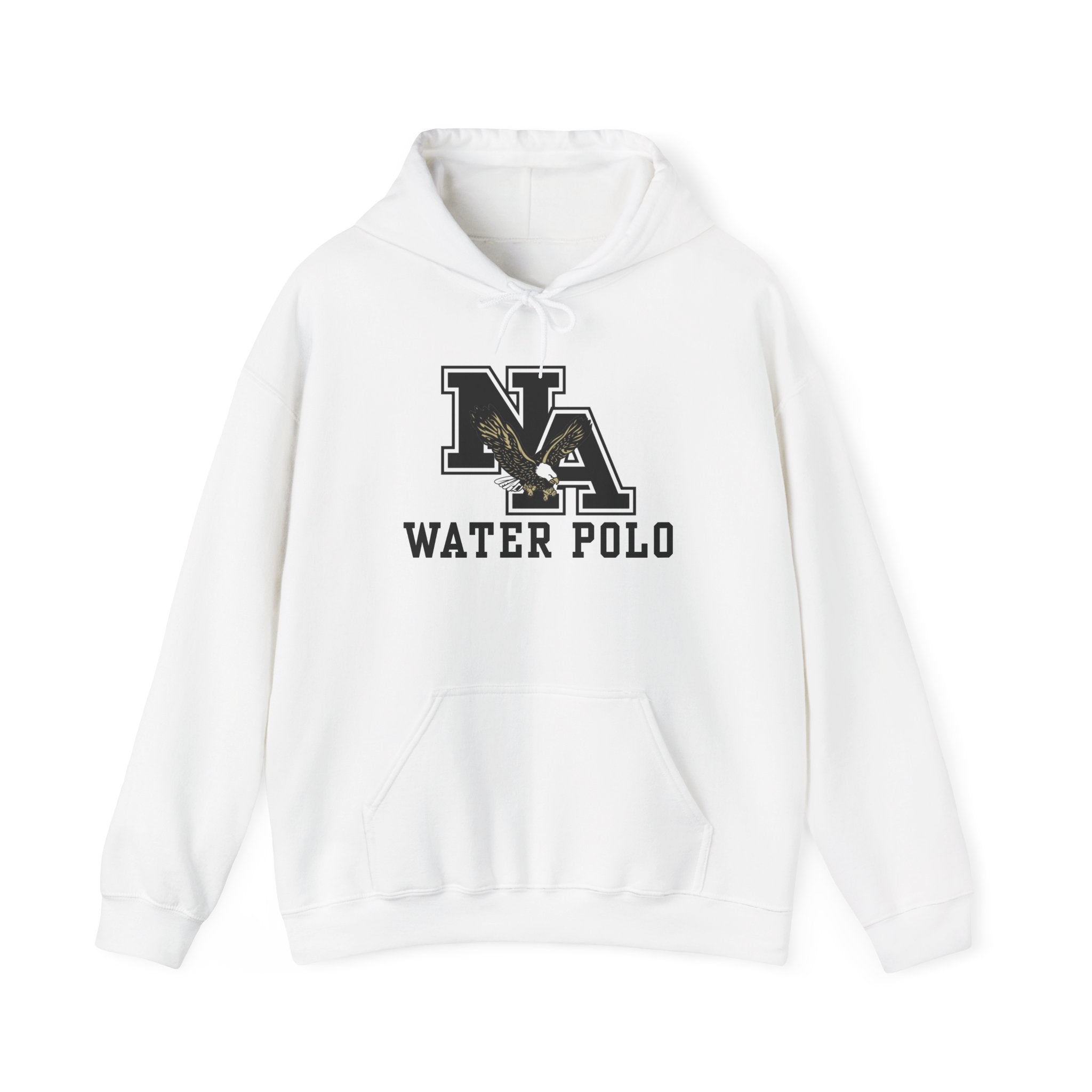 Adult Unisex New Albany Water Polo Classic Black Logo Graphic Hoodie