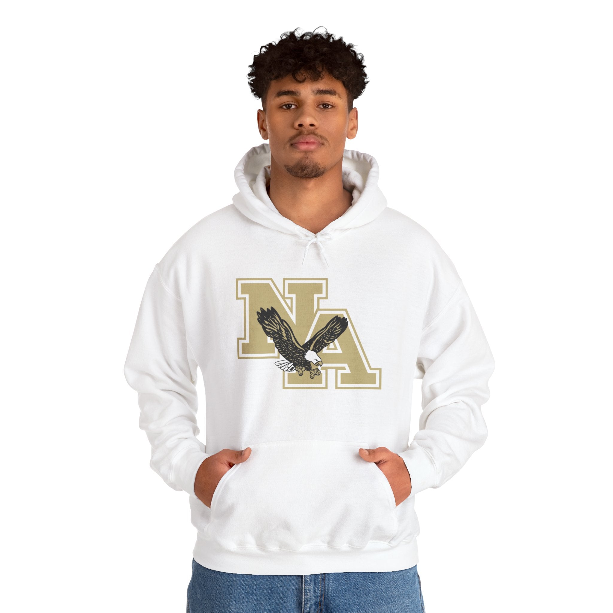 Adult Unisex Gold Classic Logo Graphic Hoodie