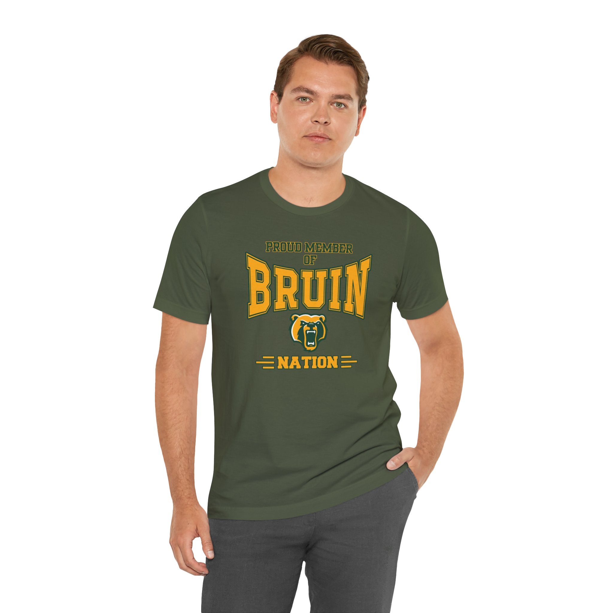 Adult Unisex Bruin Nation Graphic Short Sleeve Soft Tee