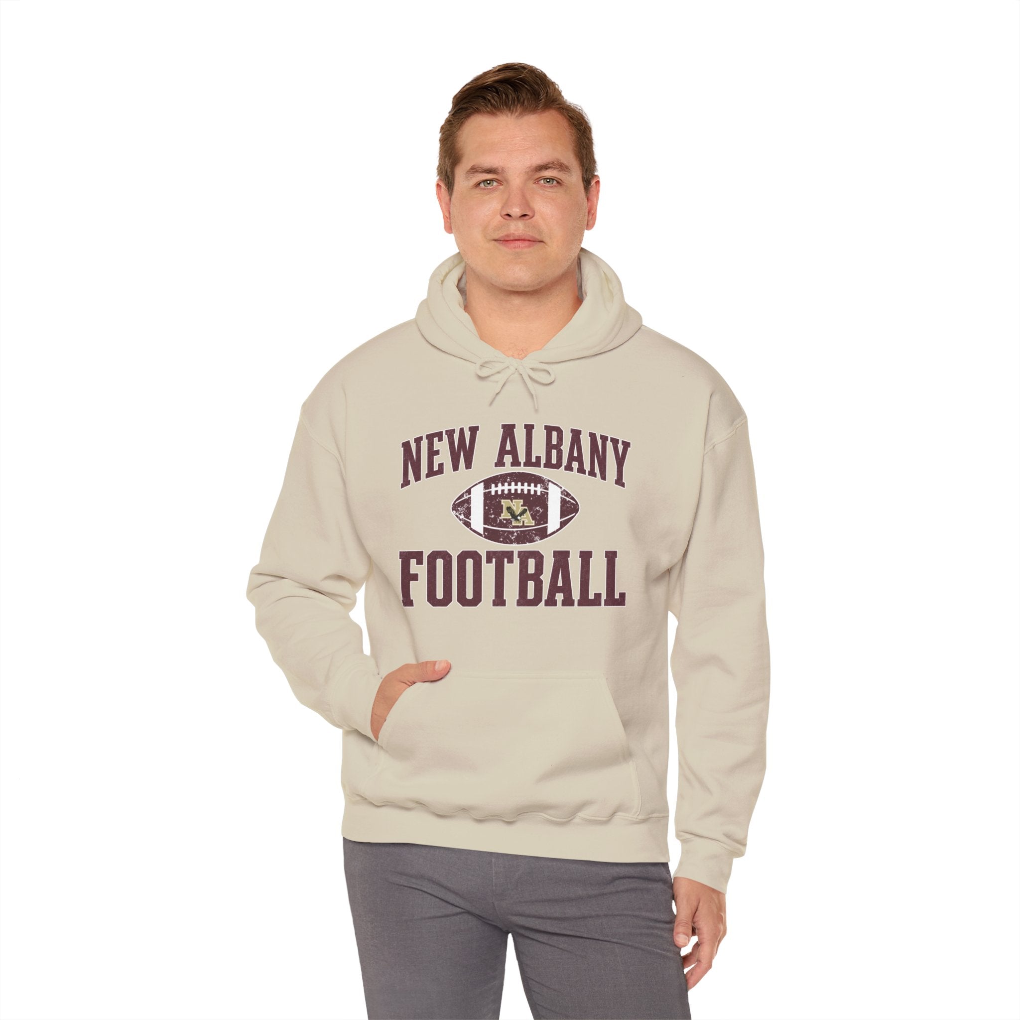 Adult Unisex New Albany Football Pride Graphic Hoodie