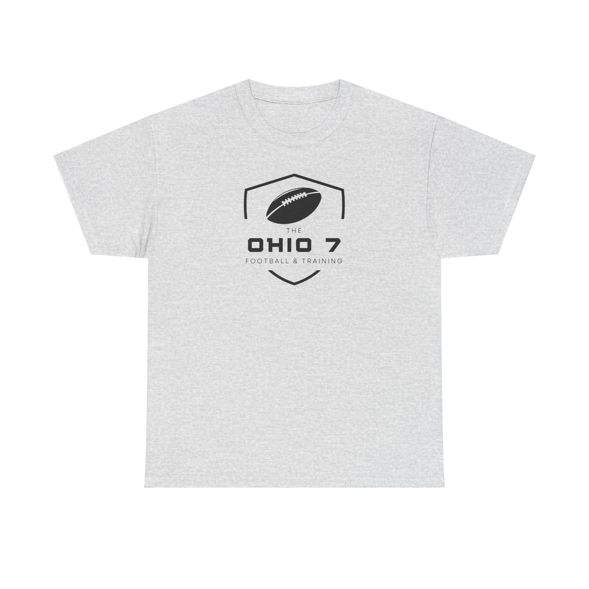 Adult Unisex The Ohio 7 Black Logo Short Sleeve Gildan Heavy Tee