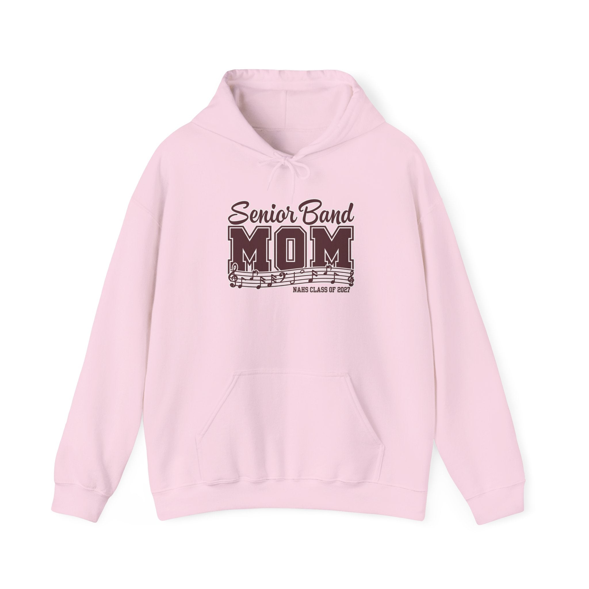 Adult Unisex New Albany 2027 Senior Band Mom Graphic Hoodie
