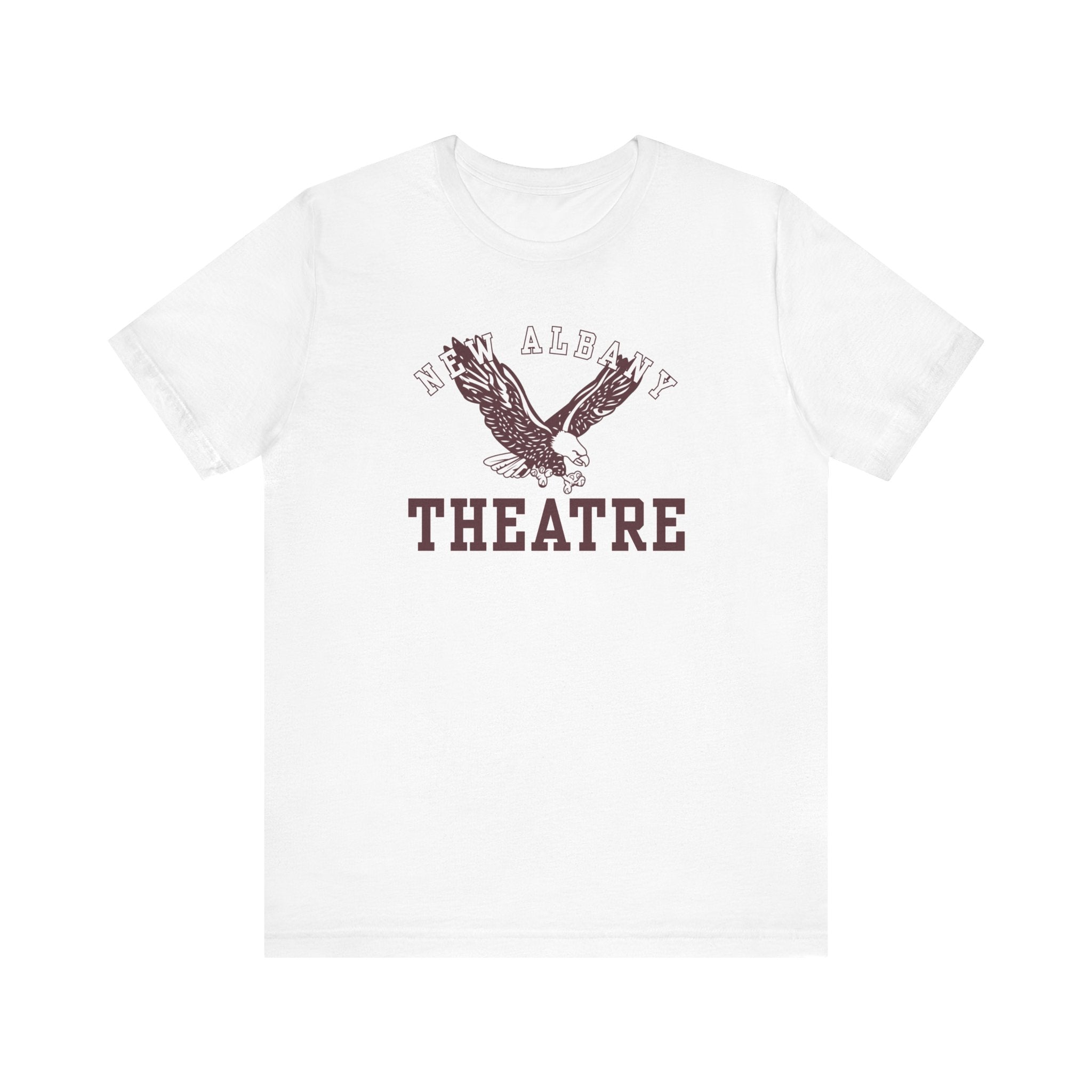 Adult Unisex Flying Theatre Eagle Graphic Short Sleeve Soft Tee