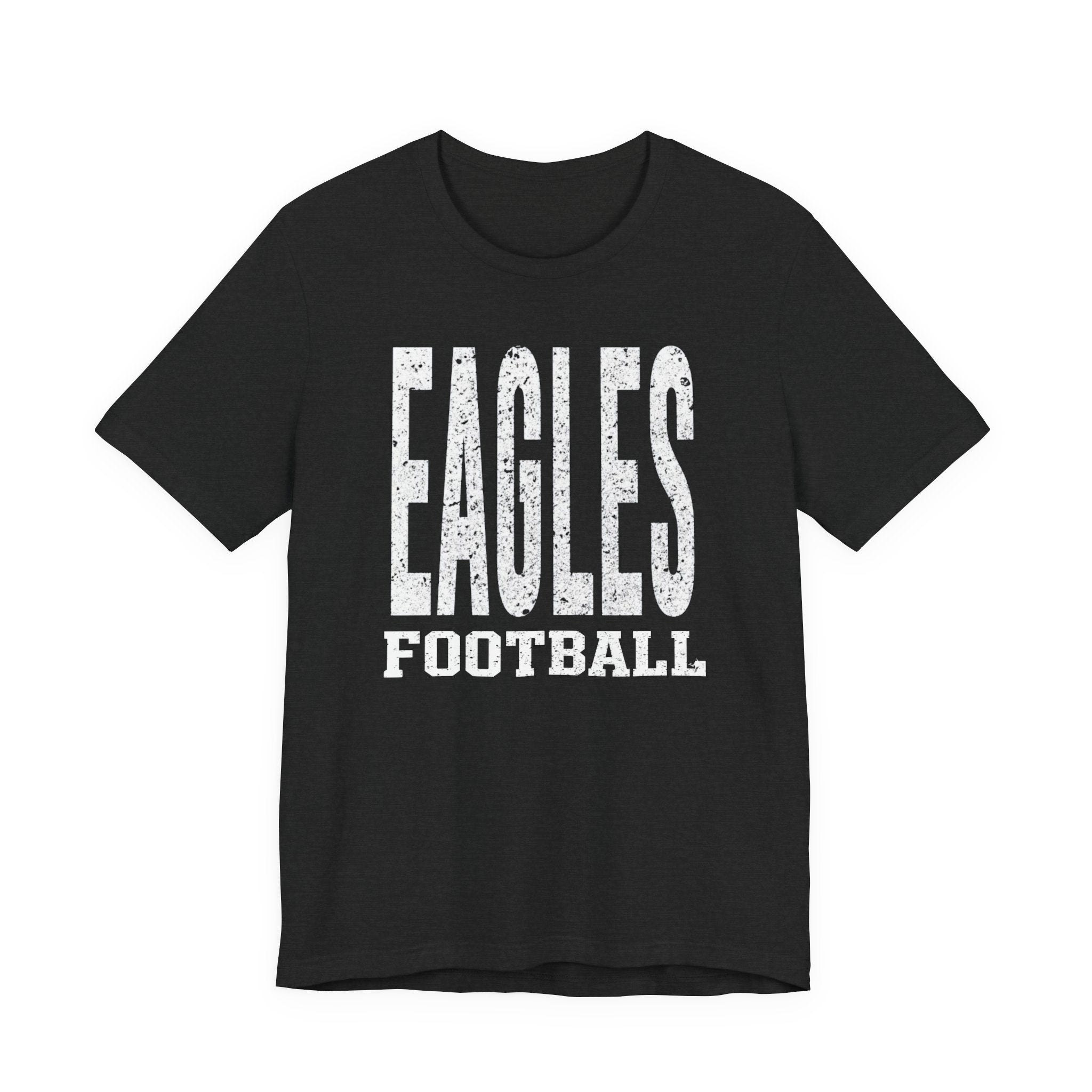 Adult Unisex New Albany Football Distressed Enlarged Graphic Short Sleeve Soft Tee