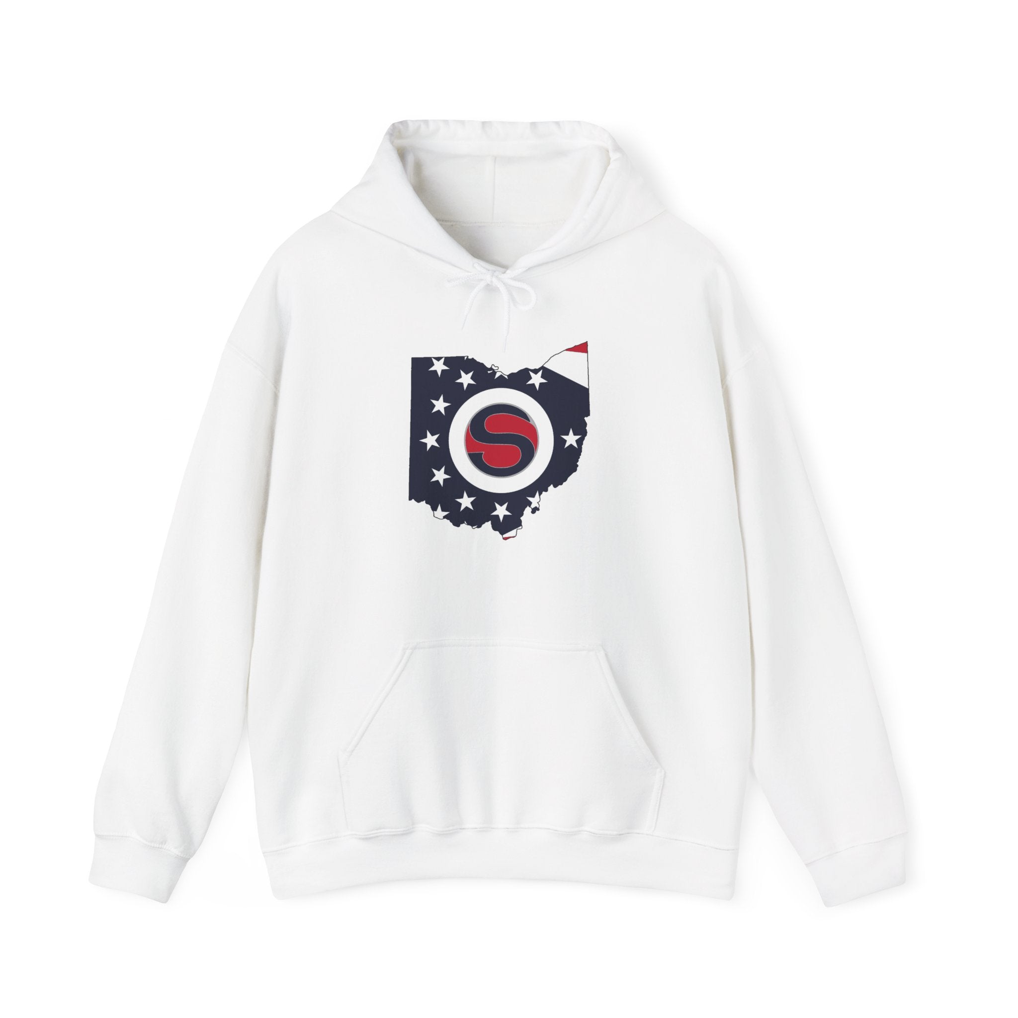Adult Unisex Stingers Softball State Logo Graphic Hoodie