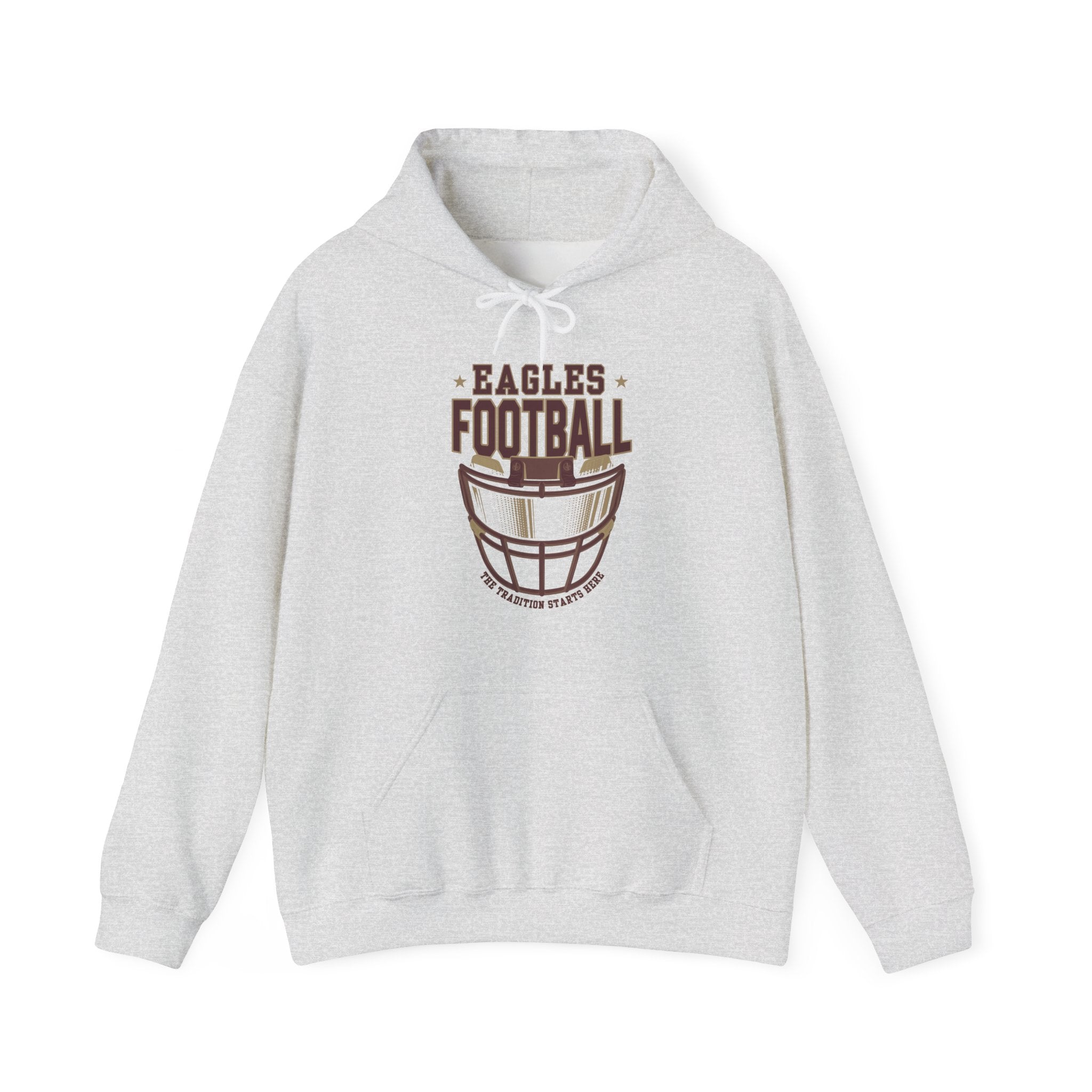 Adult Unisex Eagles Maroon Hype Helmet Graphic Hoodie