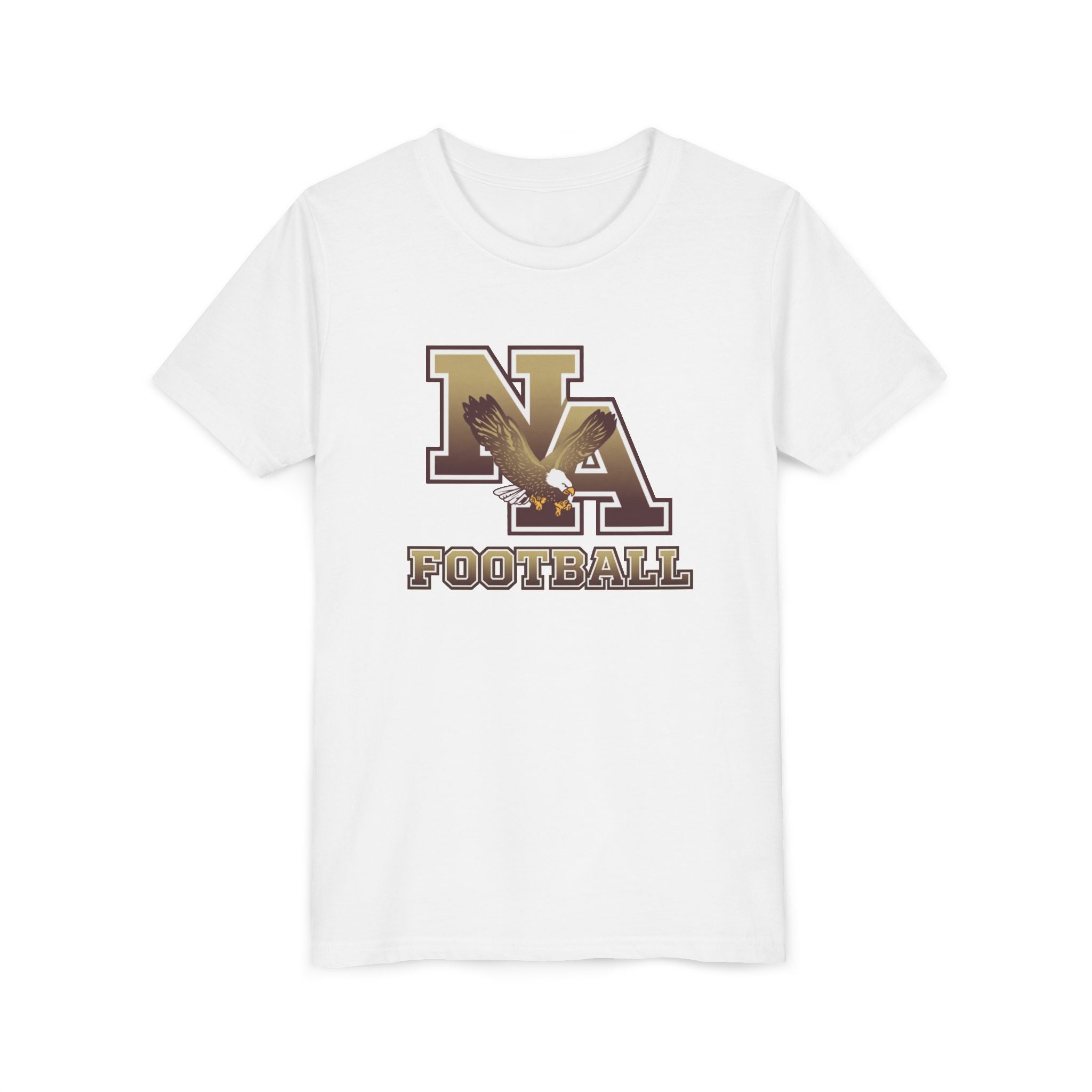 Youth New Albany Ombre Eagle Logo Graphic Short Sleeve Bella + Canvas Soft Tee