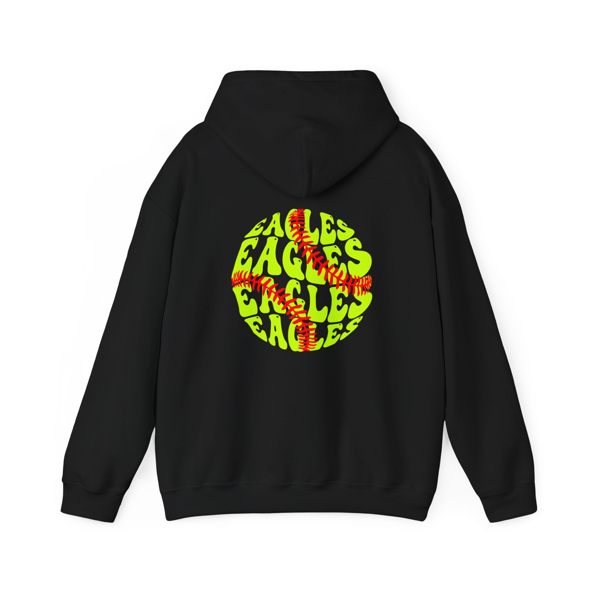 Adult Unisex New Albany Eagles Curveball Graphic Hoodie