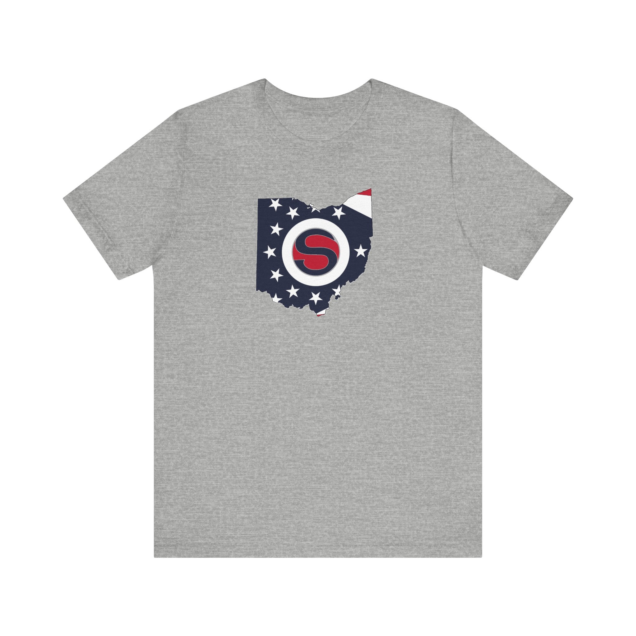 Adult Unisex Stingers Softball State Logo Graphic Short Sleeve Bella + Canvas Soft Tee