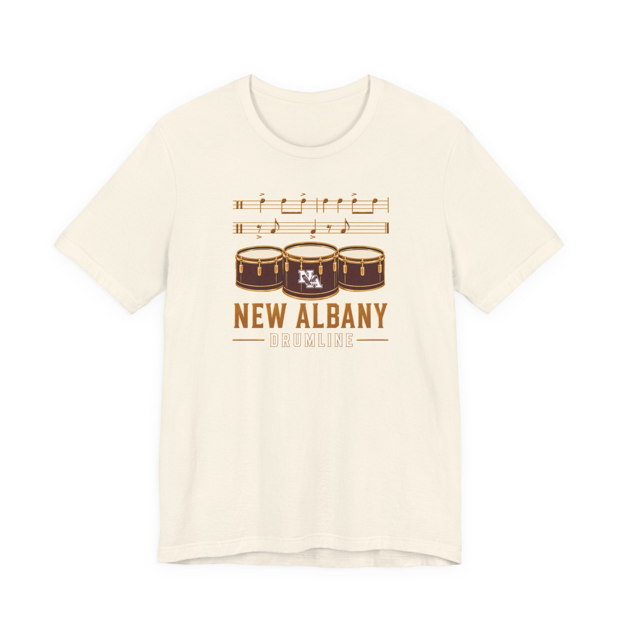 Adult Unisex New Albany Band Drumline Graphic Short Sleeve Bella + Canvas Soft Tee