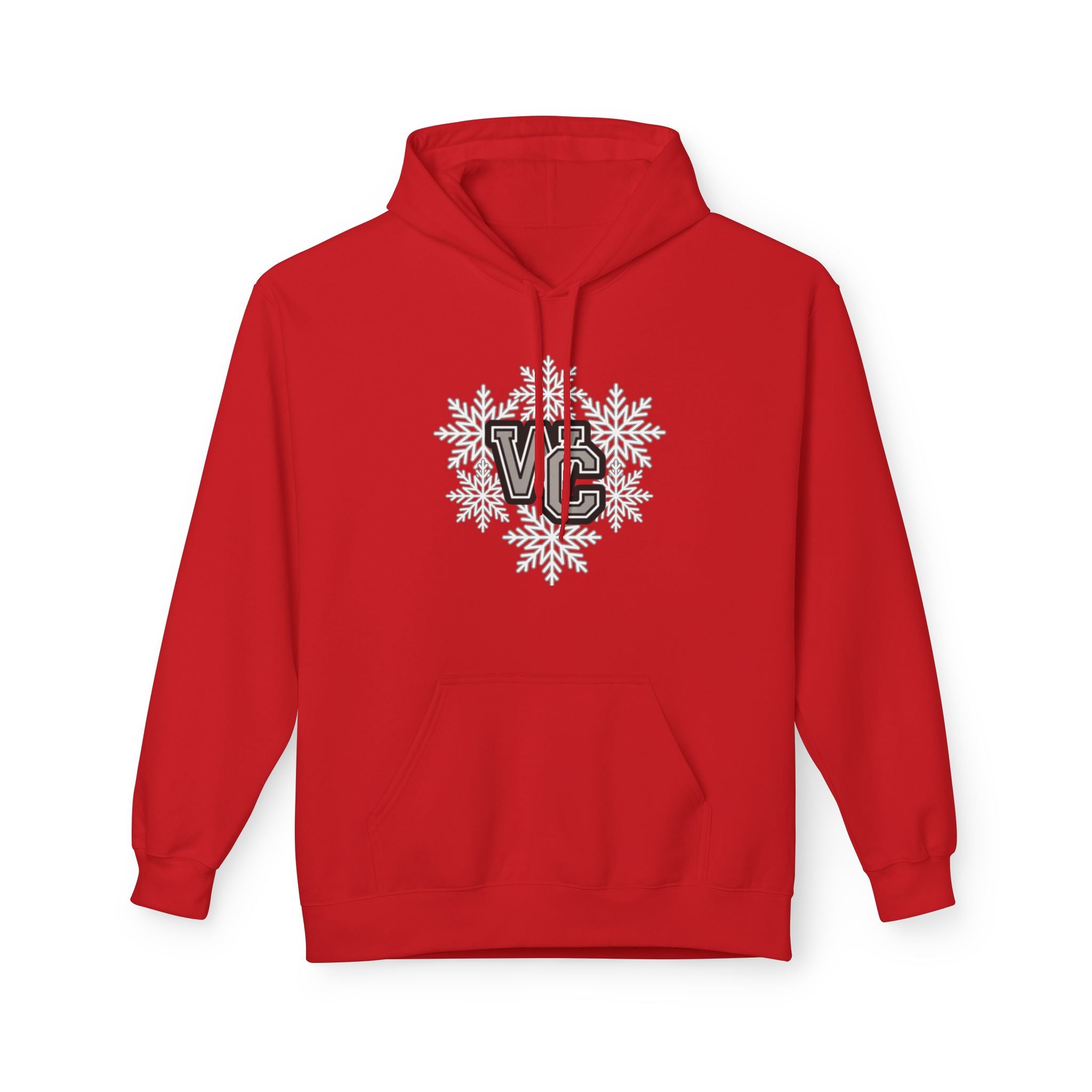 Adult Unisex Westerville Central Spirited Snowflake Graphic Soft Style Hoodie