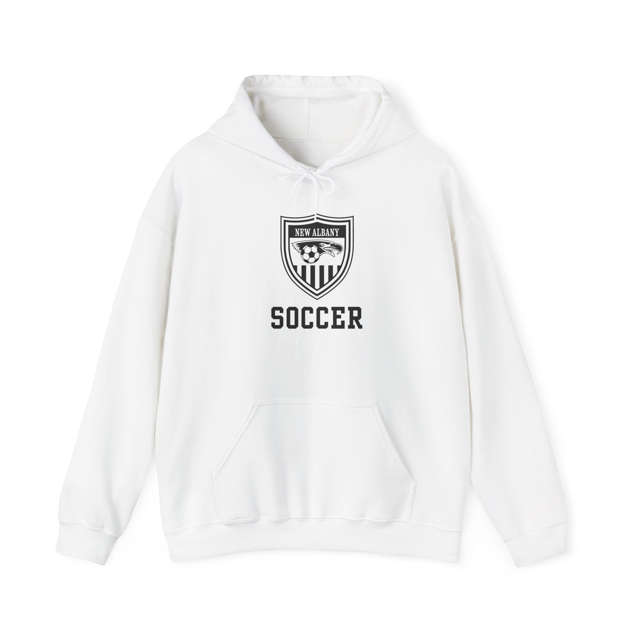 Adult Unisex New Albany Youth Soccer League Crest Graphic Hoodie