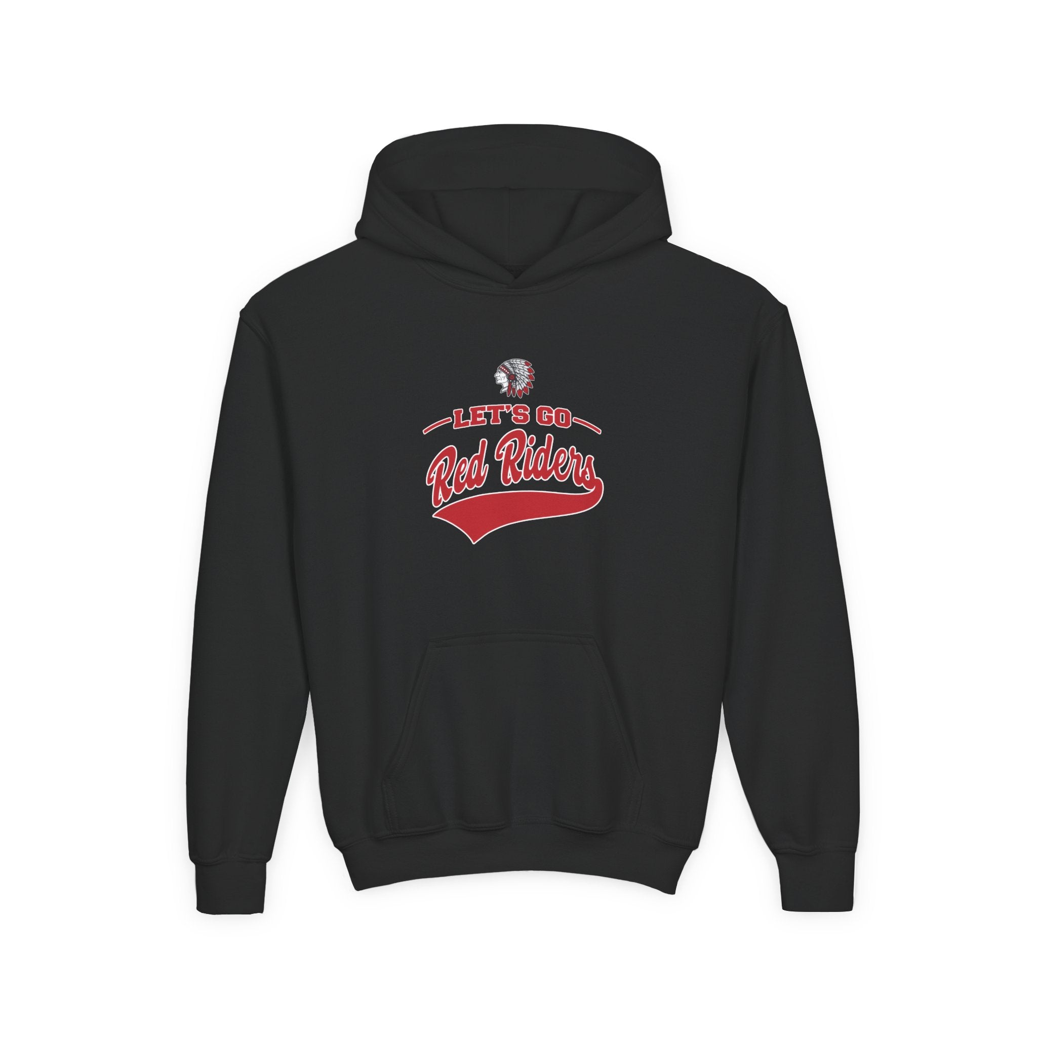 Youth Let's Go Red Riders Graphic Hoodie