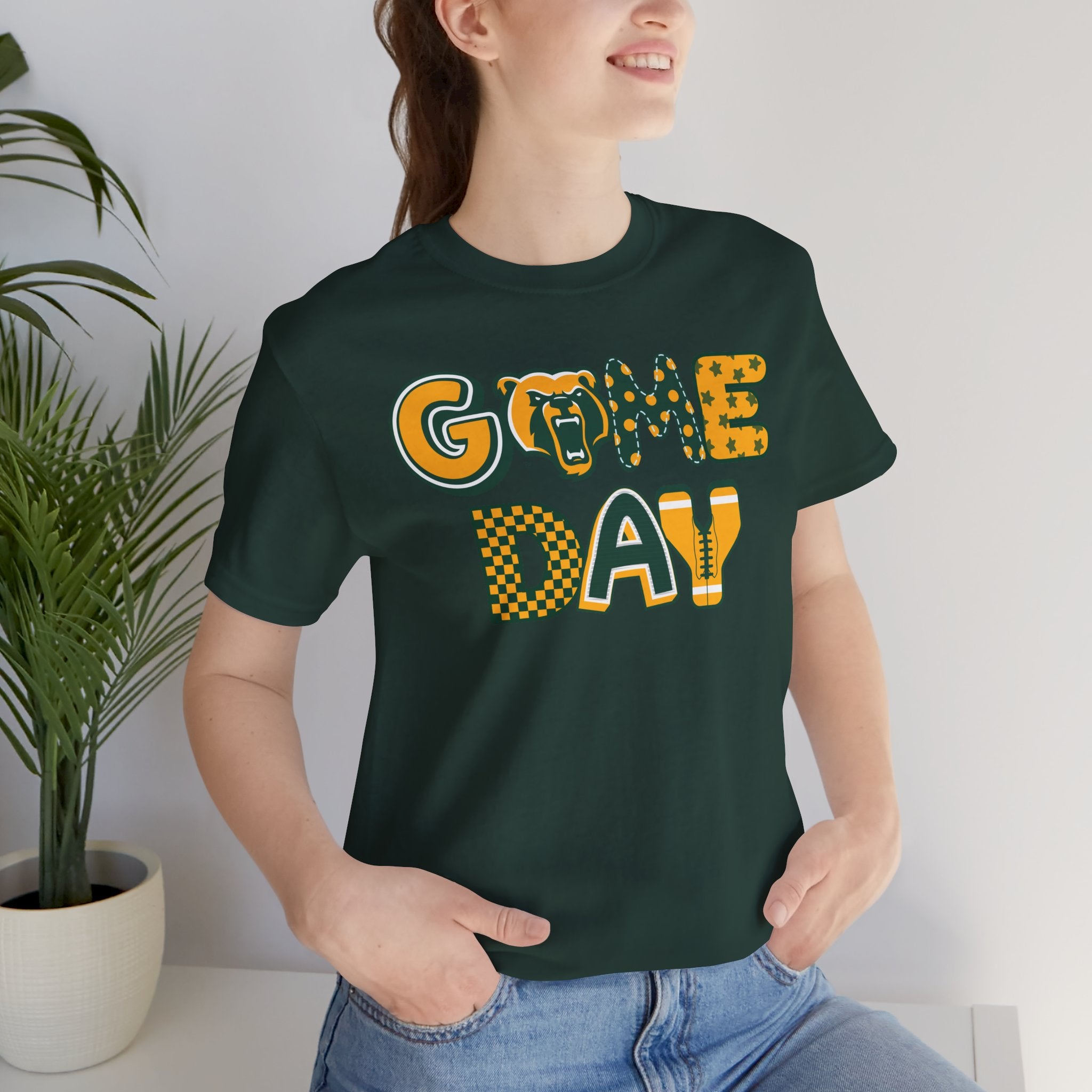 Adult Unisex Bruin Game Day Graphic Short Sleeve Soft Tee