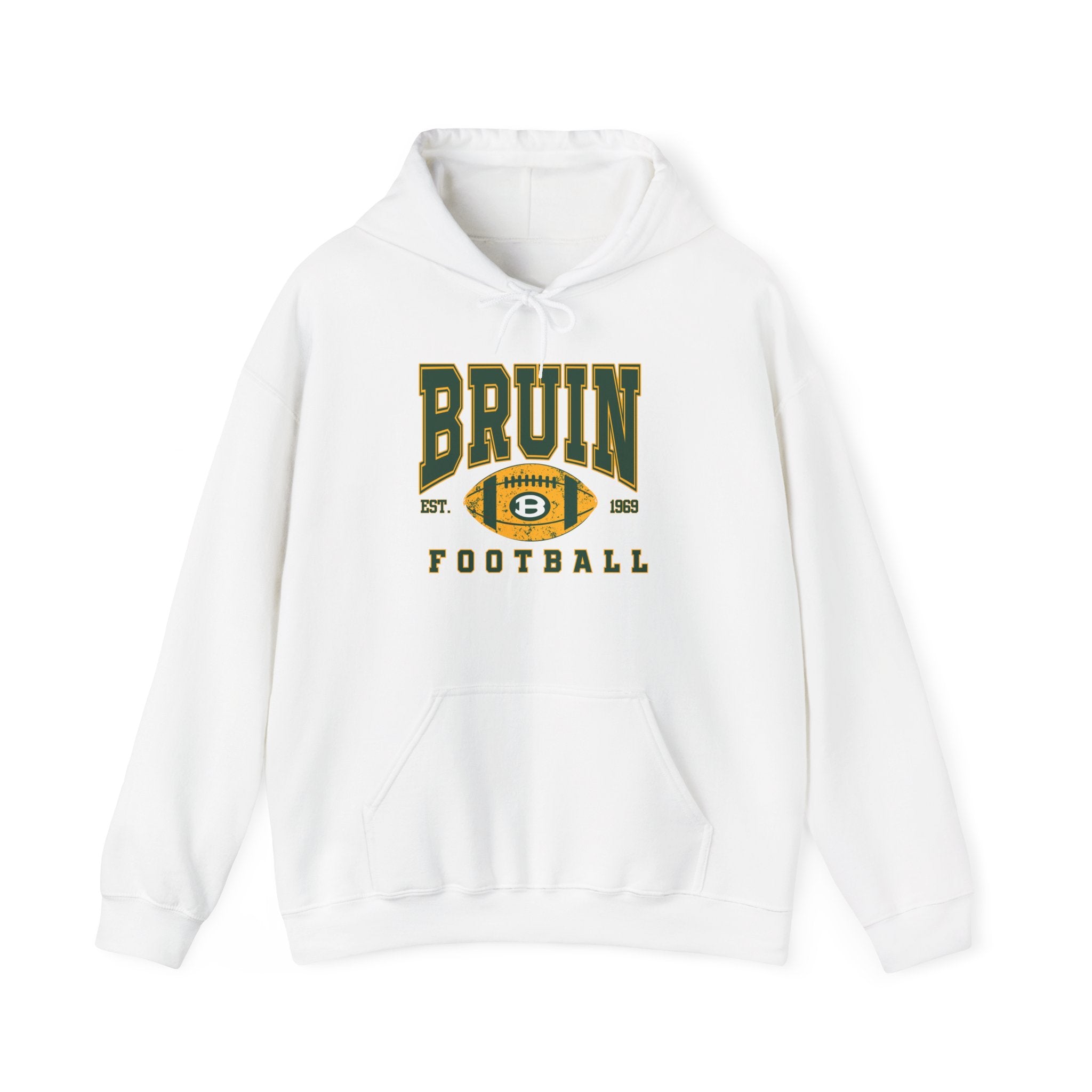 Adult Unisex Bruin Football Heritage Graphic Hoodie