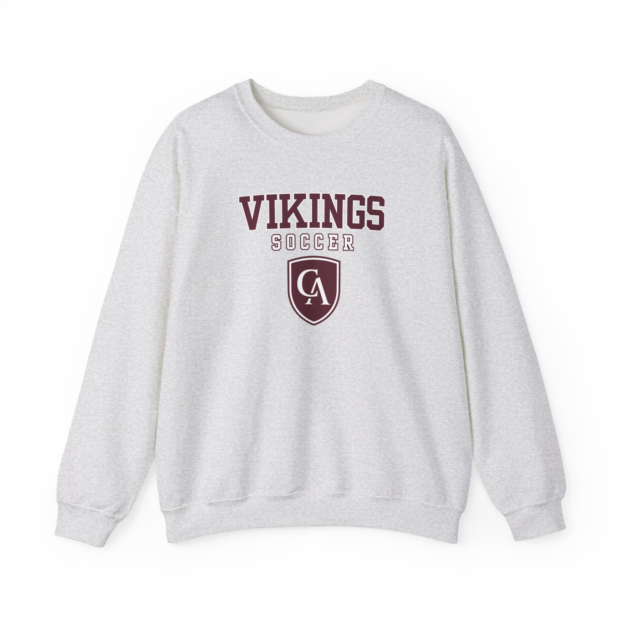 Adult Unisex Columbus Academy Vikings Soccer Graphic Gildan Heavy Blend Sweatshirt