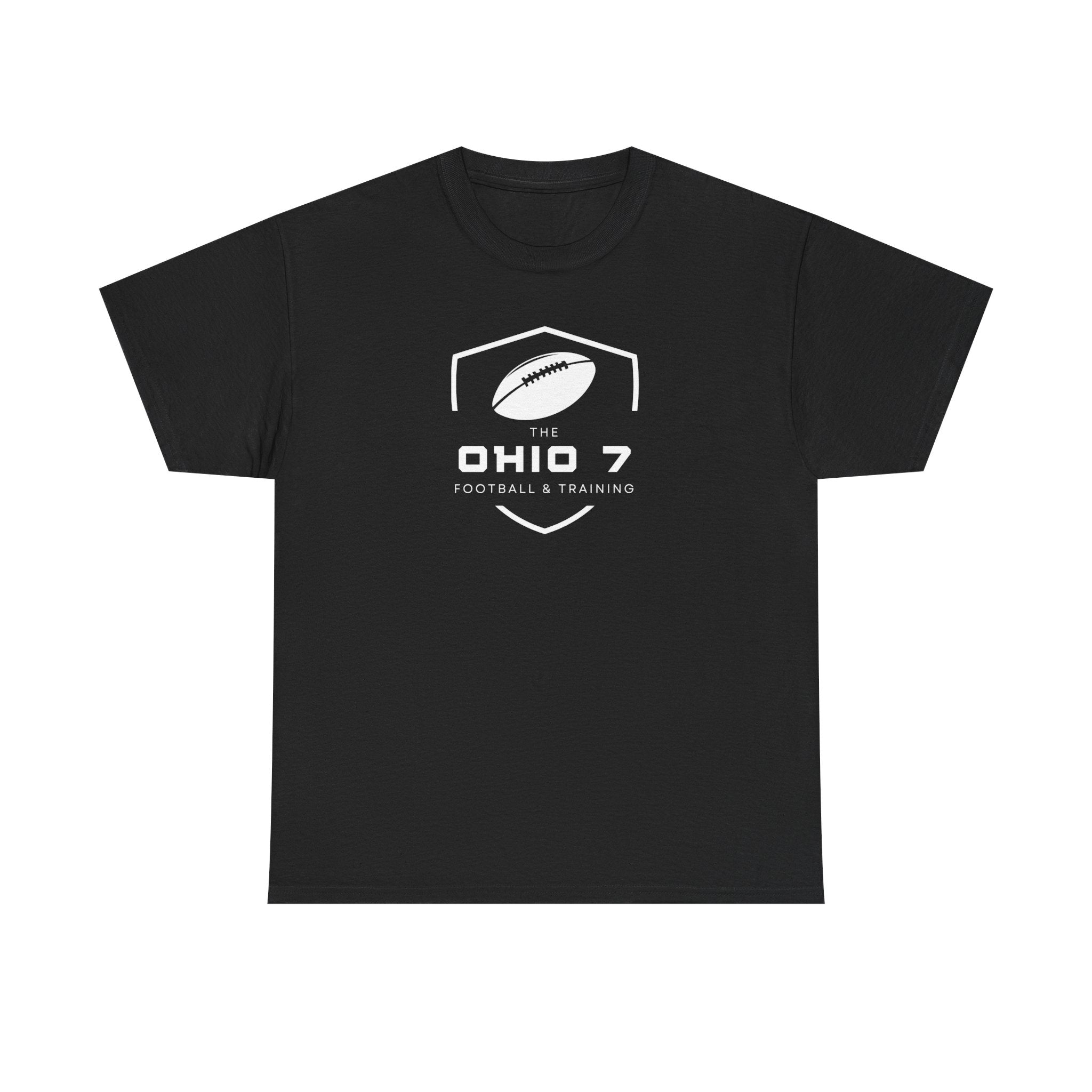 Adult Unisex The Ohio 7 White Logo Short Sleeve Gildan Heavy Tee