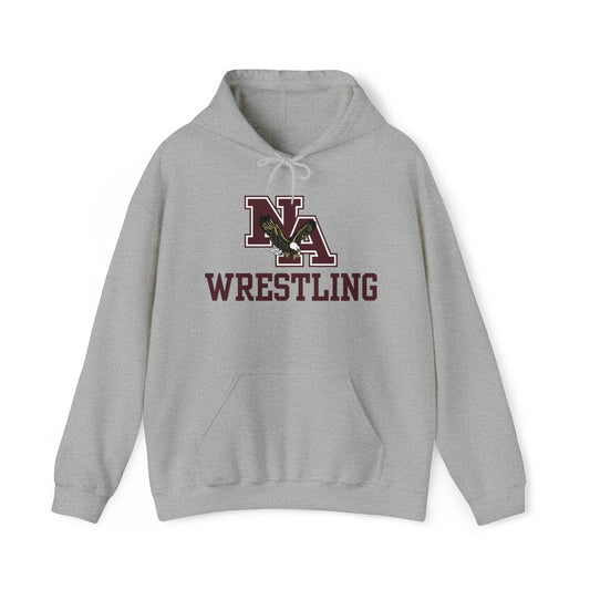 Adult Unisex Wrestling Classic Logo Graphic Hoodie - New Albany Eagles