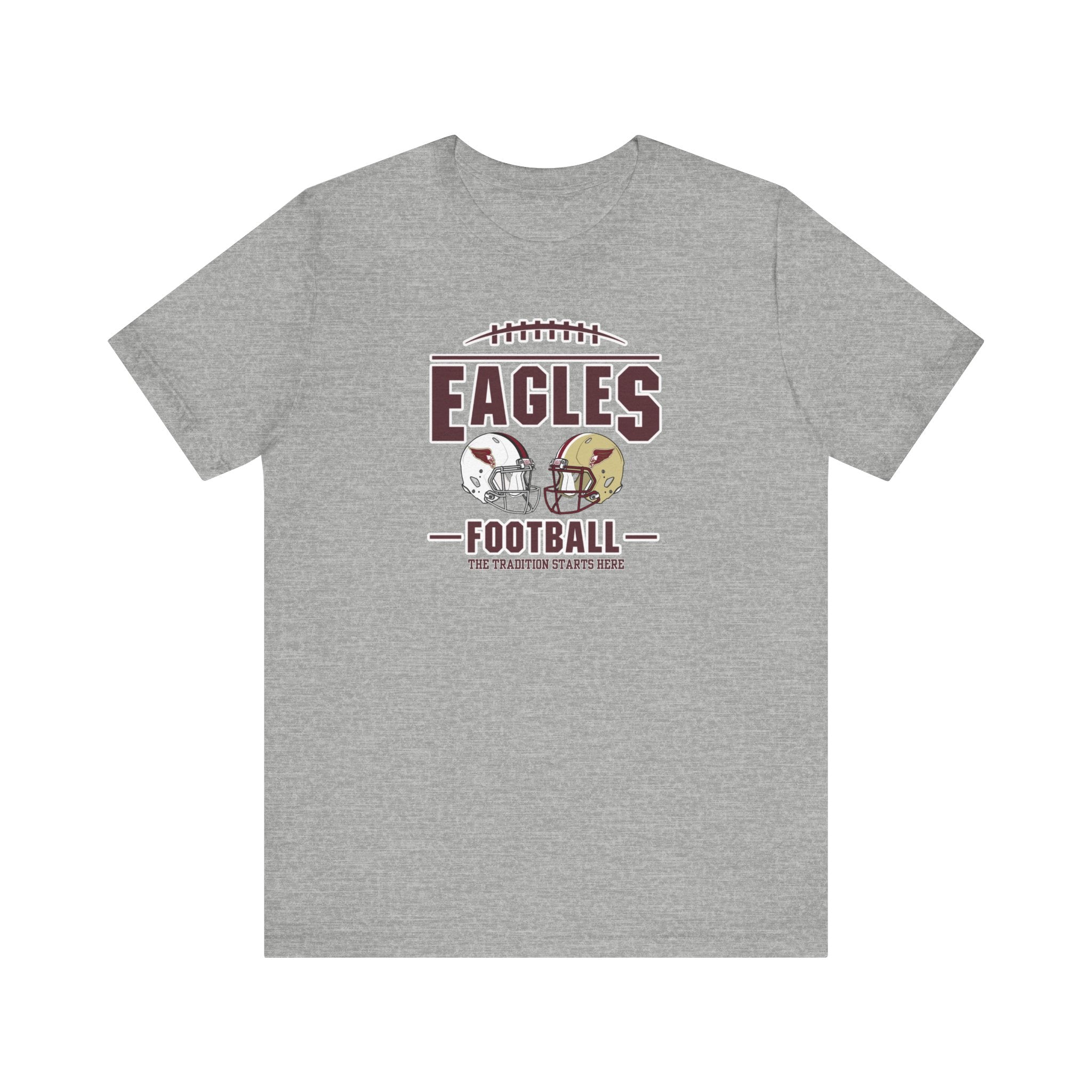 Adult Unisex Eagles Tradition Football Graphic Short Sleeve Soft Tee