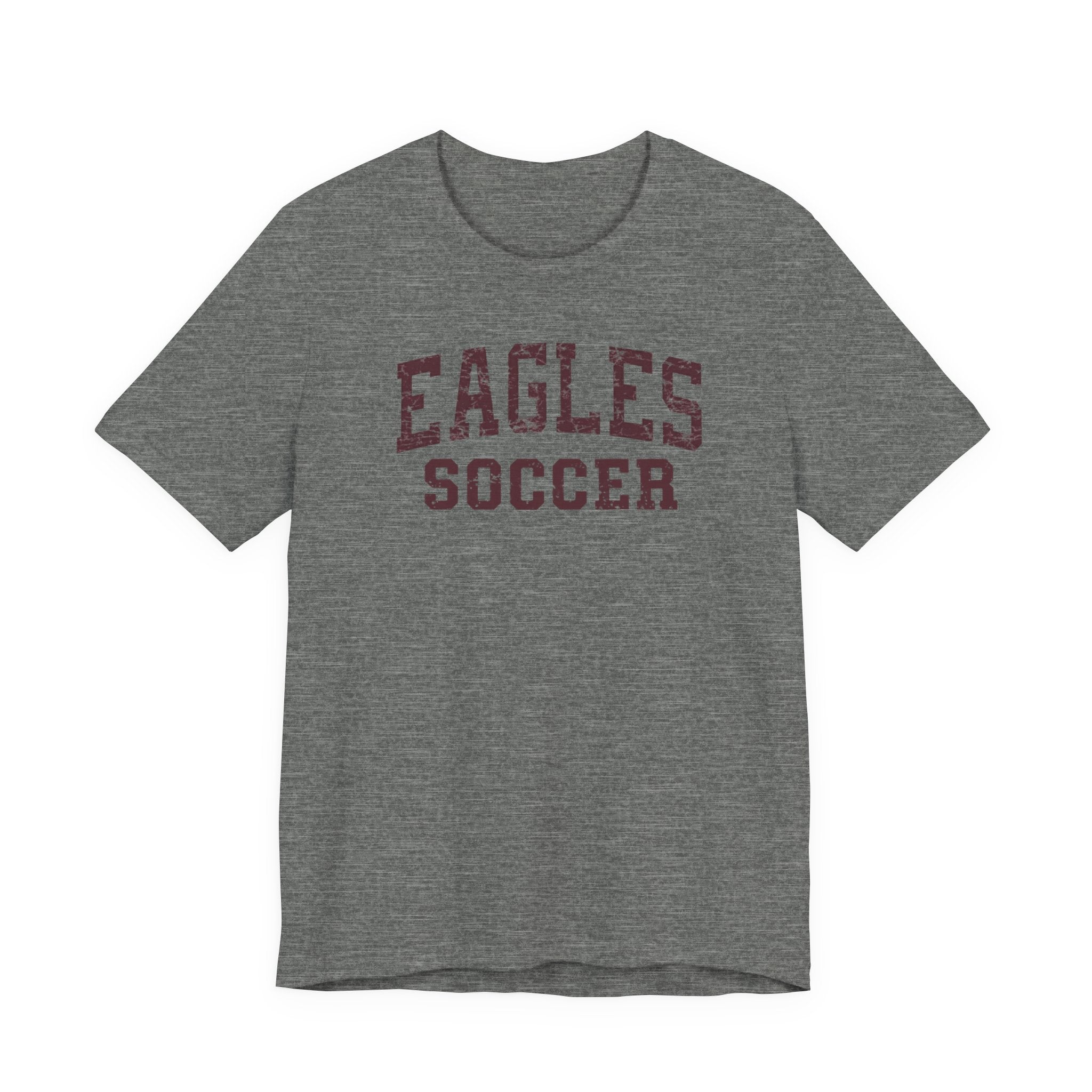 Adult Unisex New Albany Eagles Soccer Vintage Distressed Graphic Short Sleeve Bella + Canvas Soft Tee