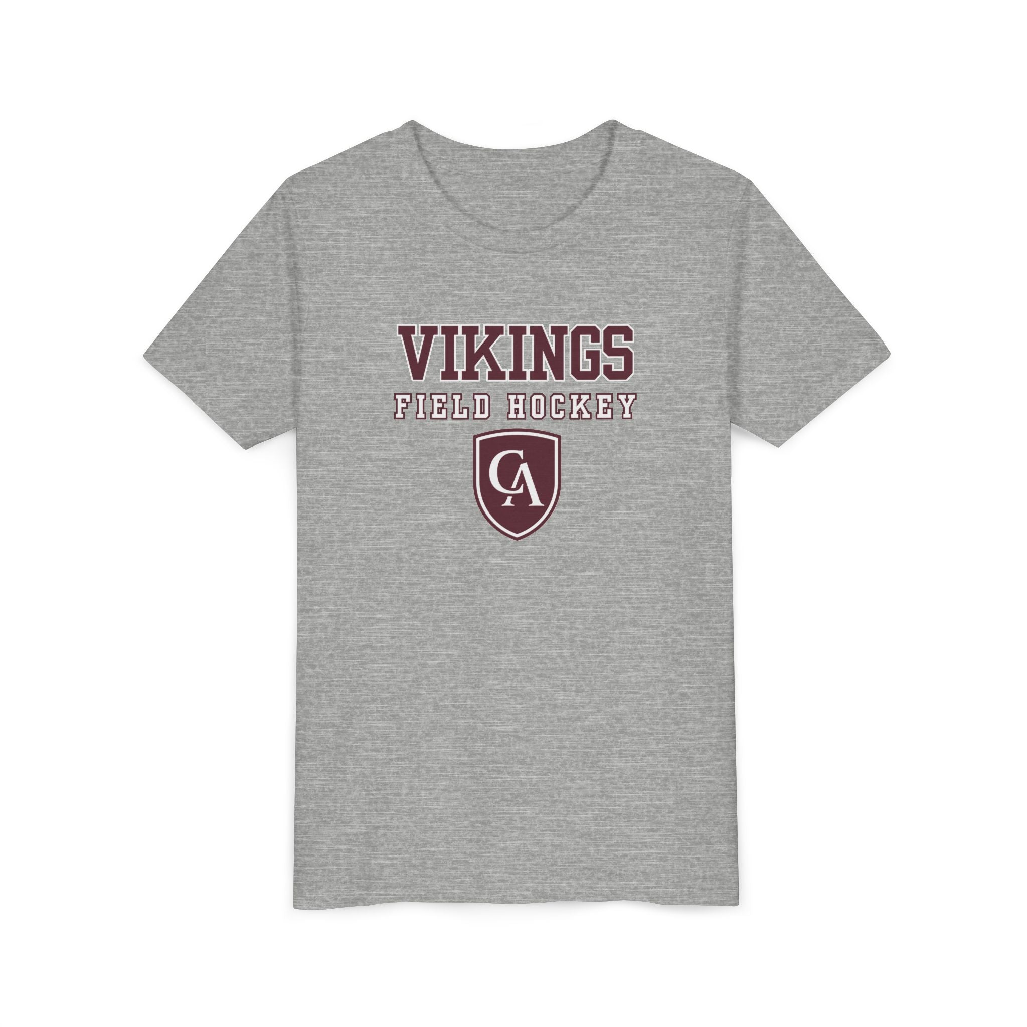 Youth Columbus Academy Vikings Field Hockey Graphic Short Sleeve Bella + Canvas Soft Tee