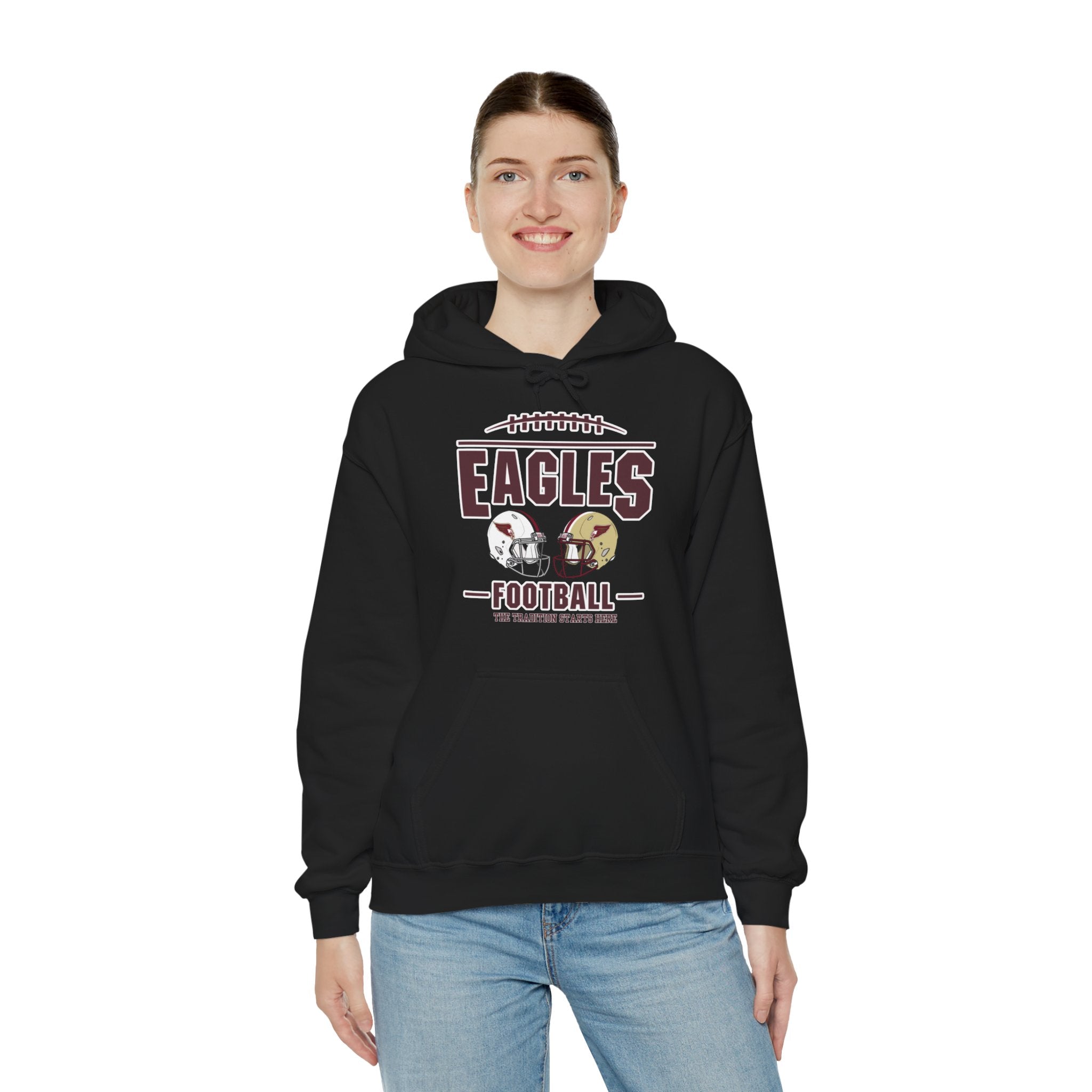 Adult Unisex Eagles Tradition Football Graphic Hoodie