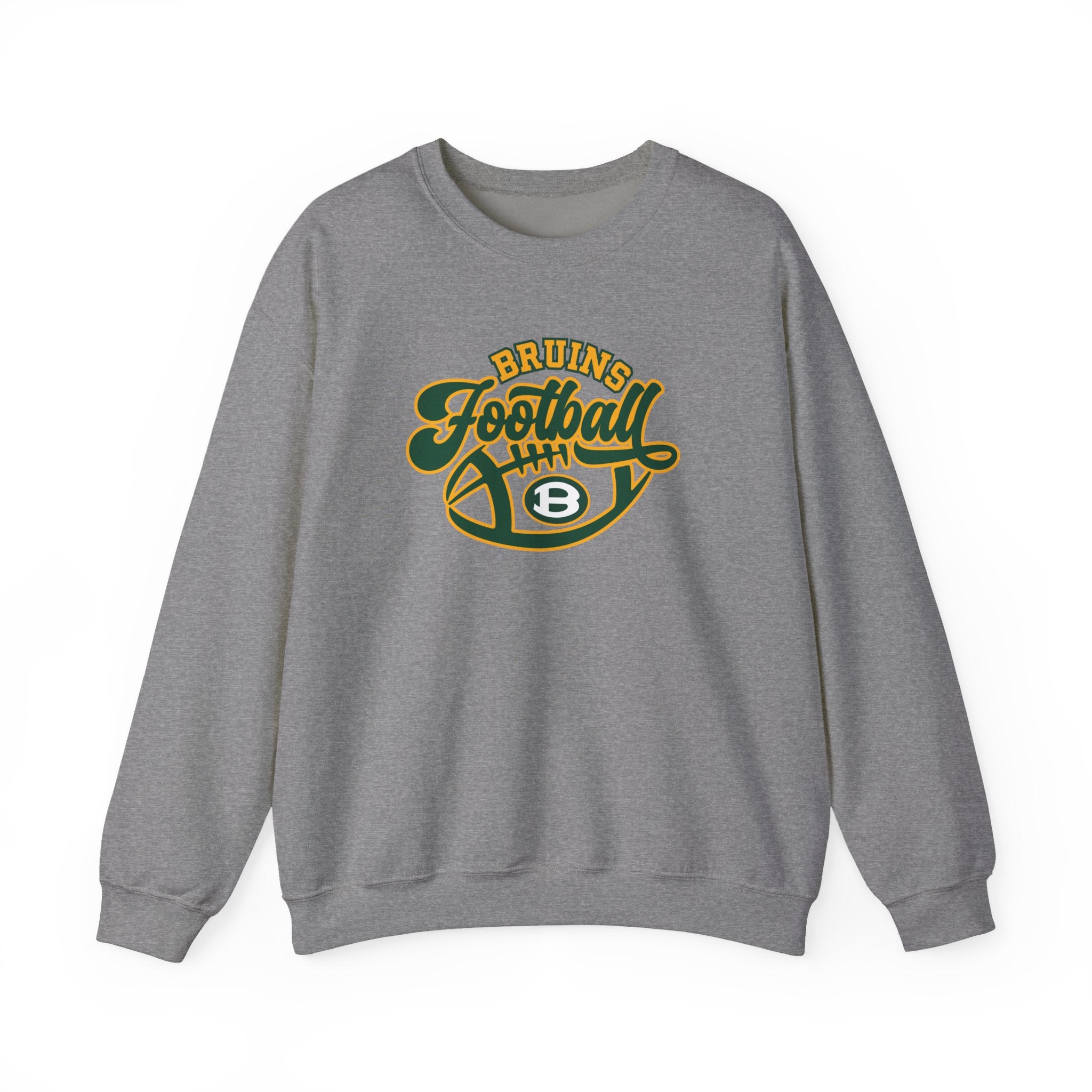 Adult Unisex Bruin Script Football Graphic Sweatshirt