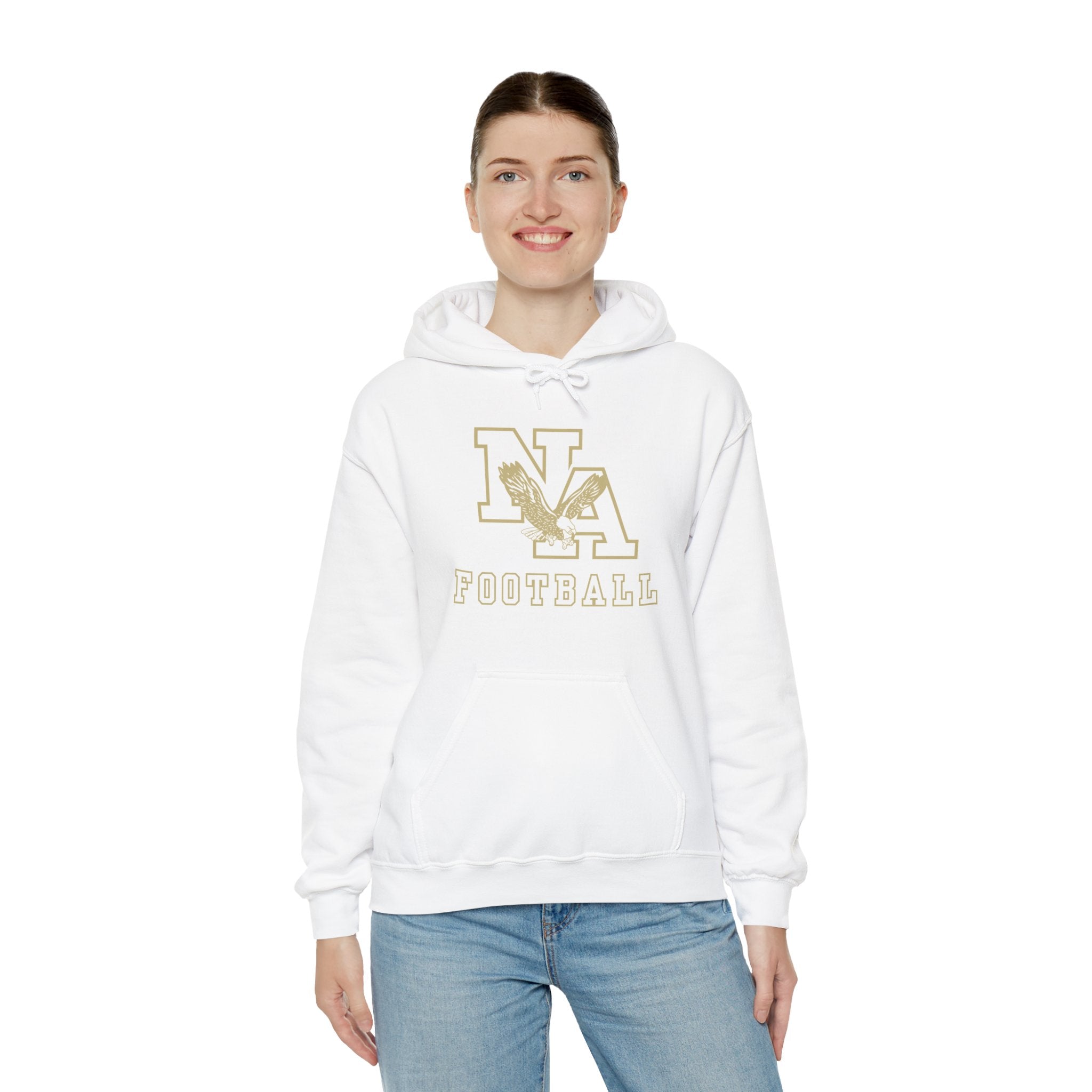 Adult Unisex New Albany Football Gold Classic Logo Graphic Hoodie