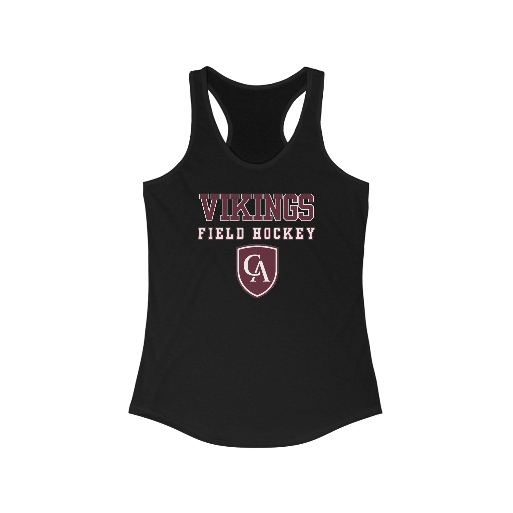 Women's Columbus Academy Vikings Field Hockey Graphic Next Level Racerback Tank