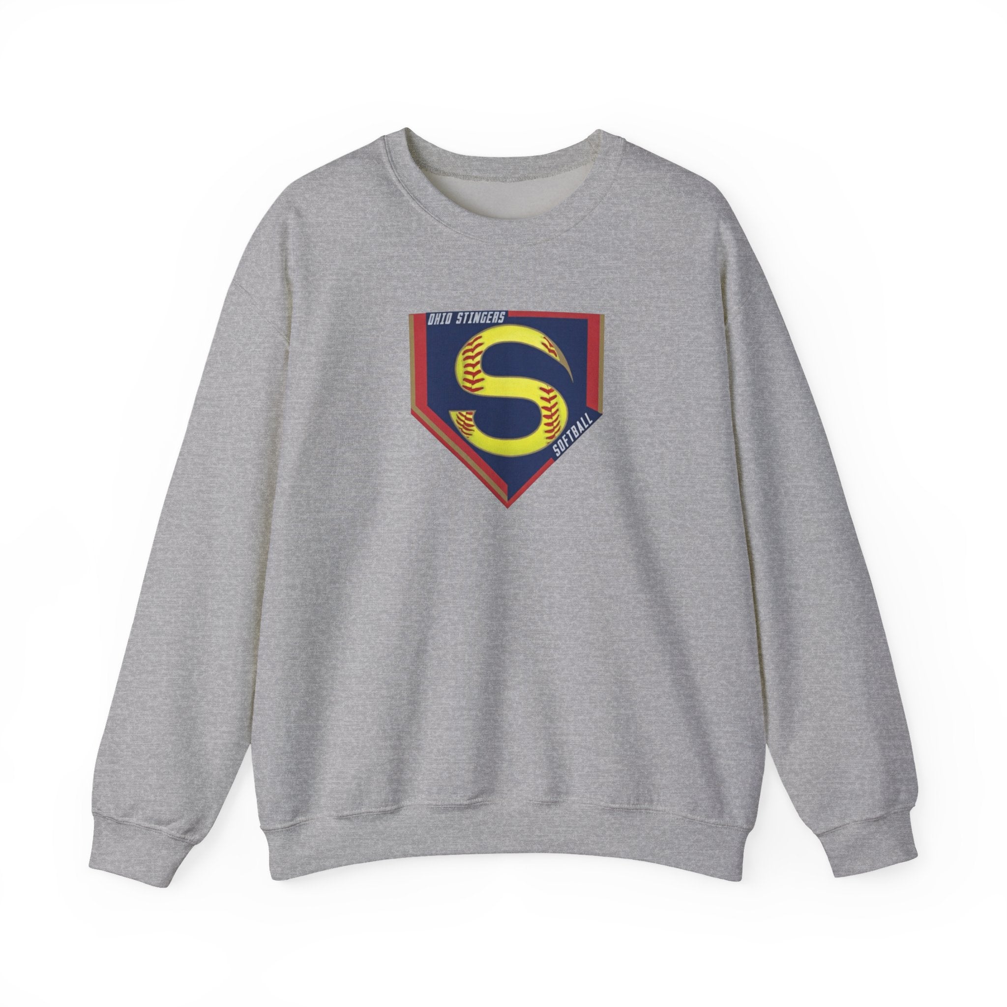 Adult Unisex Stingers Softball Logo Graphic Sweatshirt