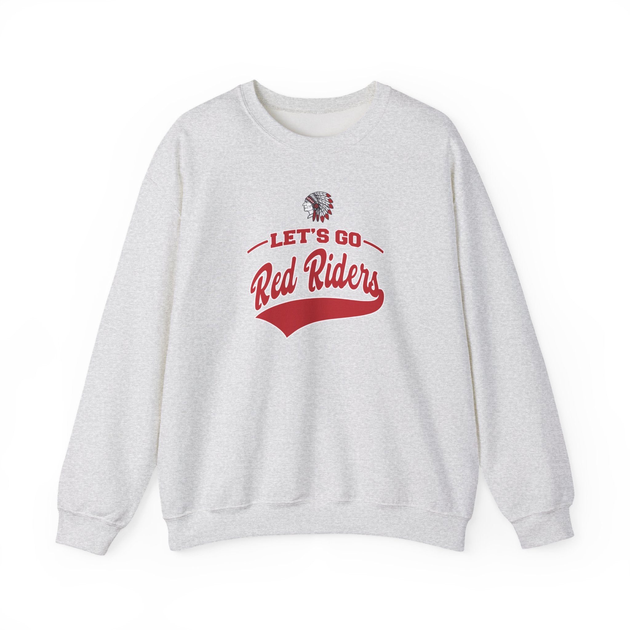 Adult Unisex Let's Go Red Riders Graphic Sweatshirt