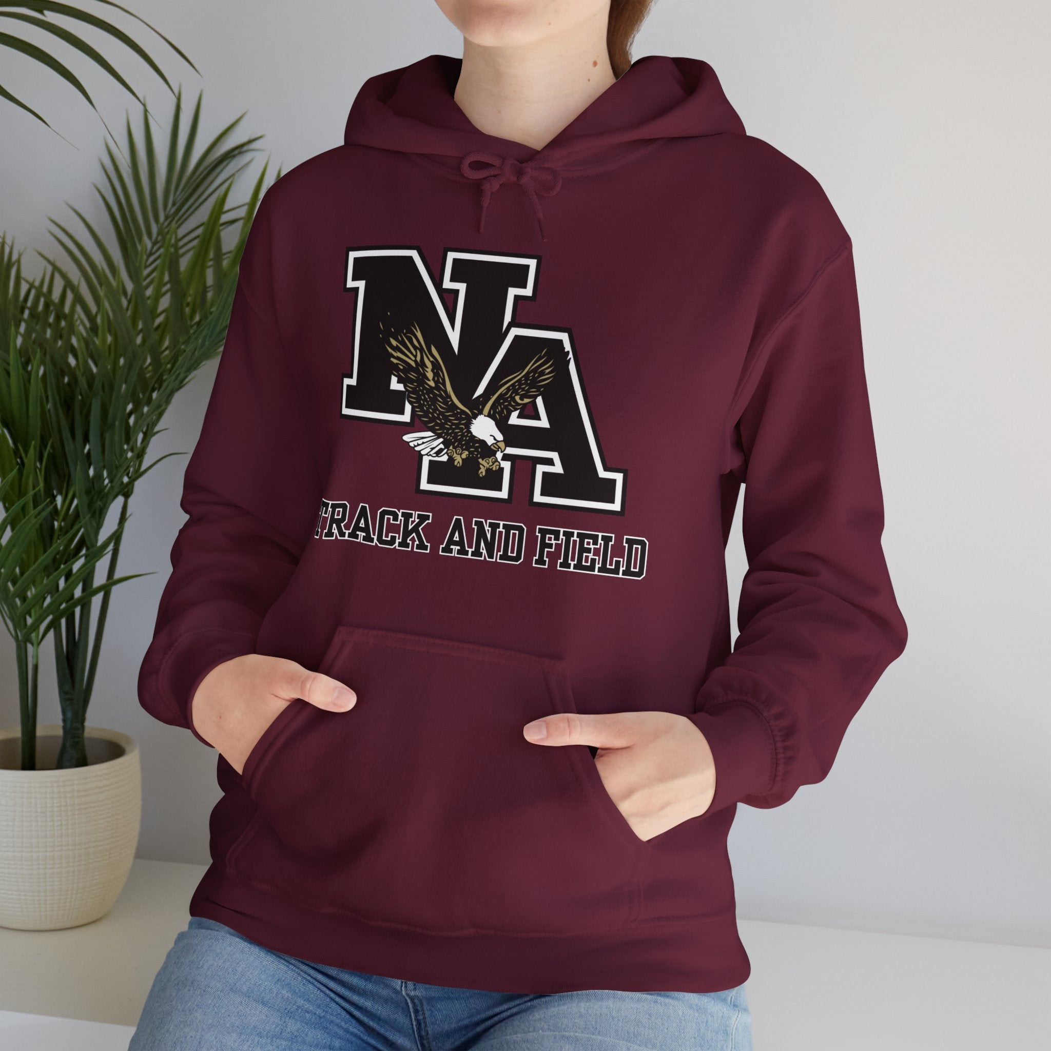Adult Unisex Classic Logo Track and Field Graphic Hoodie