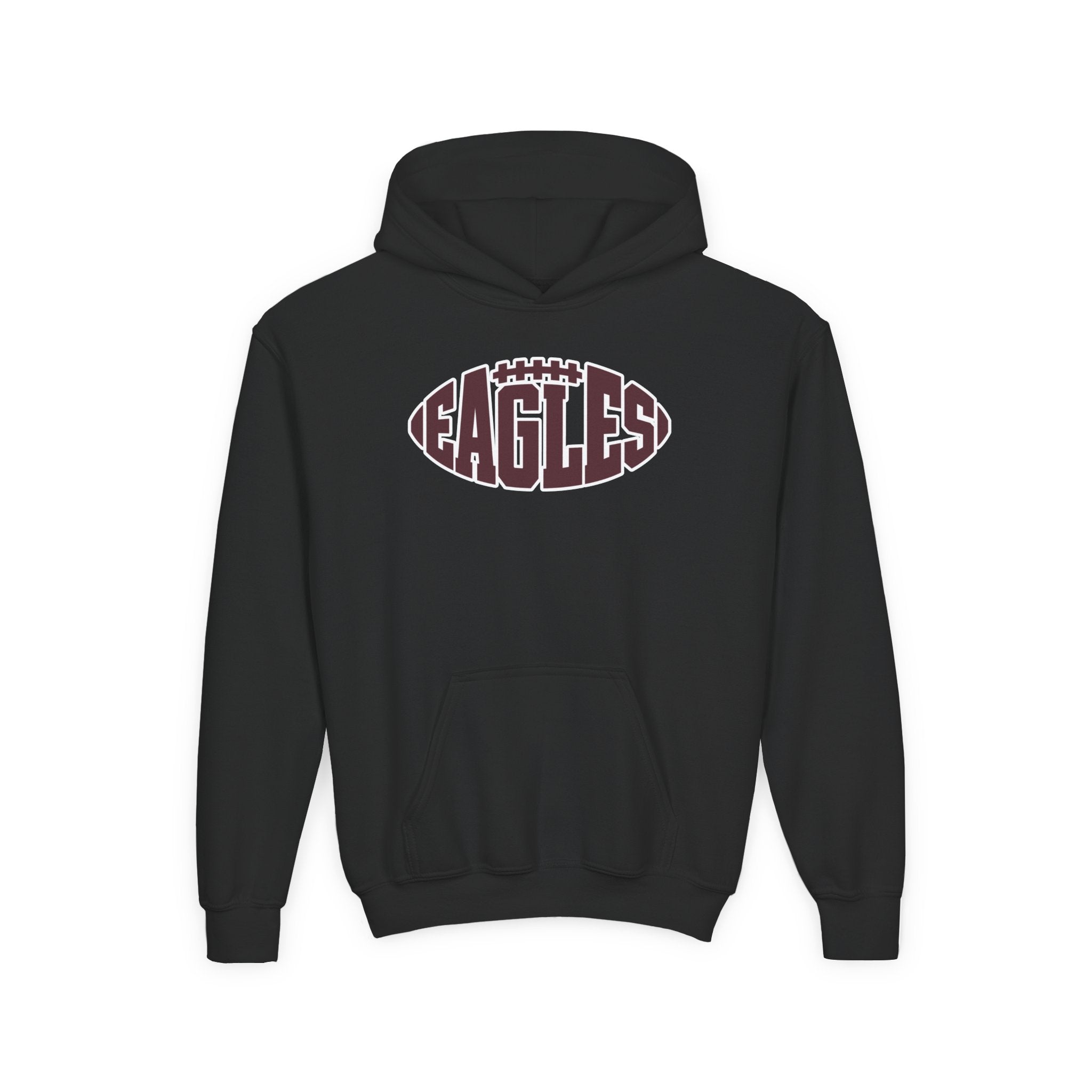 Youth New Albany Football Eagle Ball Graphic Hoodie