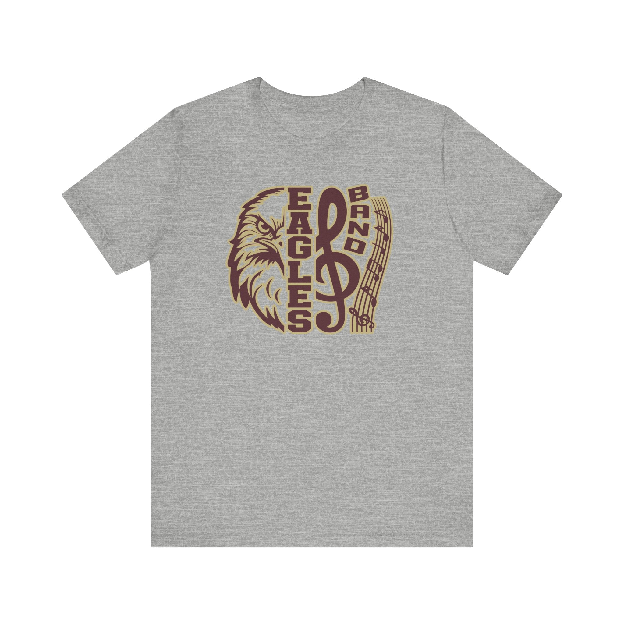 Adult Unisex Epic Band Eagle Graphic Short Sleeve Soft Tee