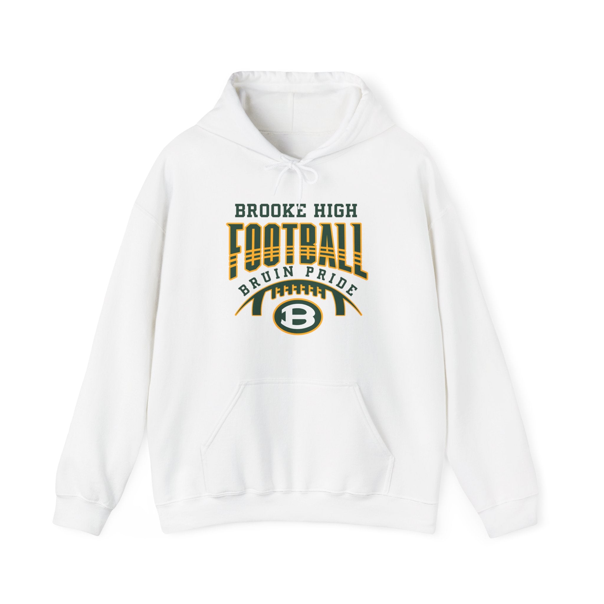 Adult Unisex Bruin Pride Football Graphic Hoodie